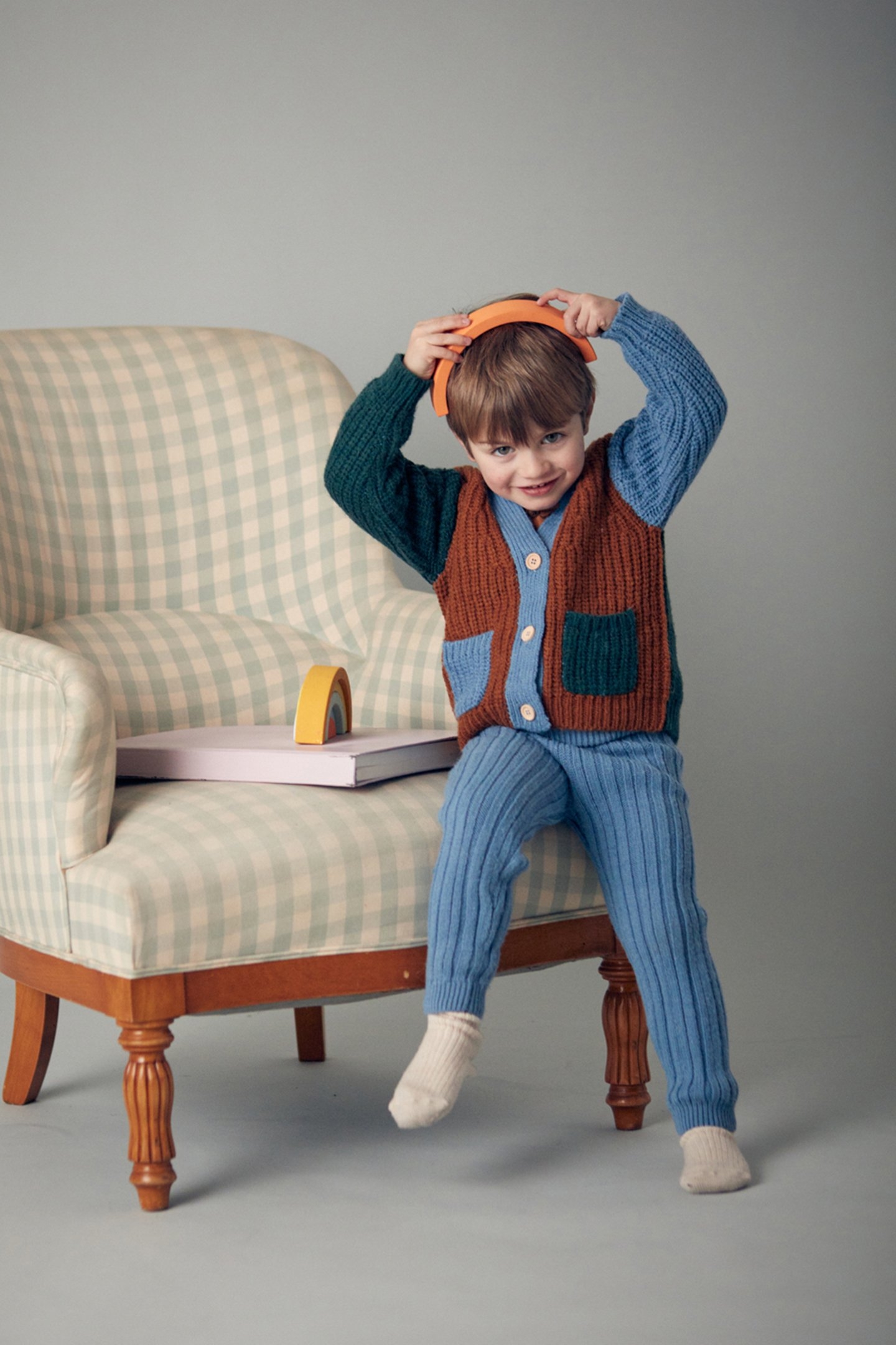 CARDIGAN POLO CARAMEL 1