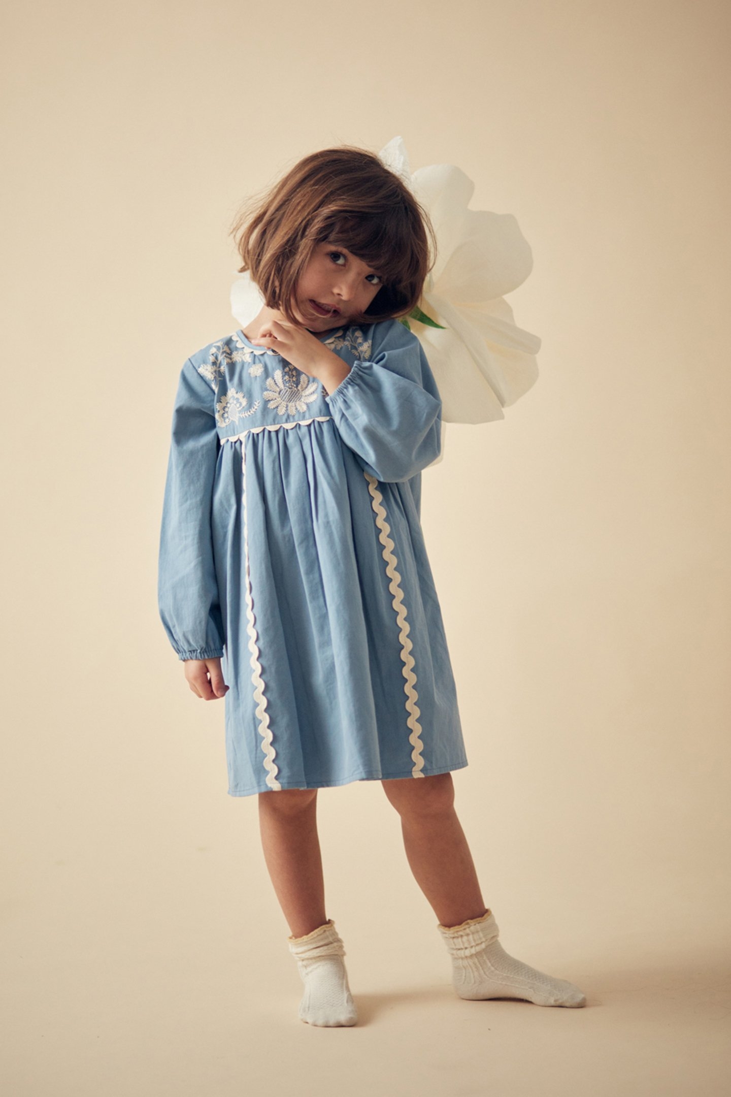 DRESS LINOA LIGHT BLUE 1