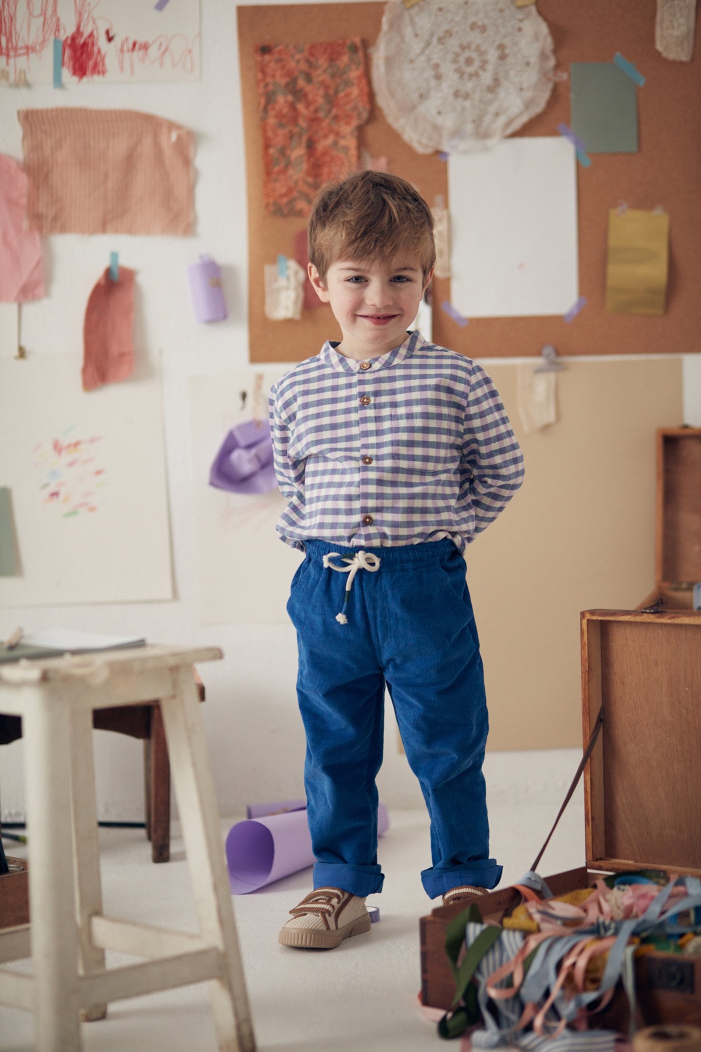 PANTS ABEL WORK BLUE 1