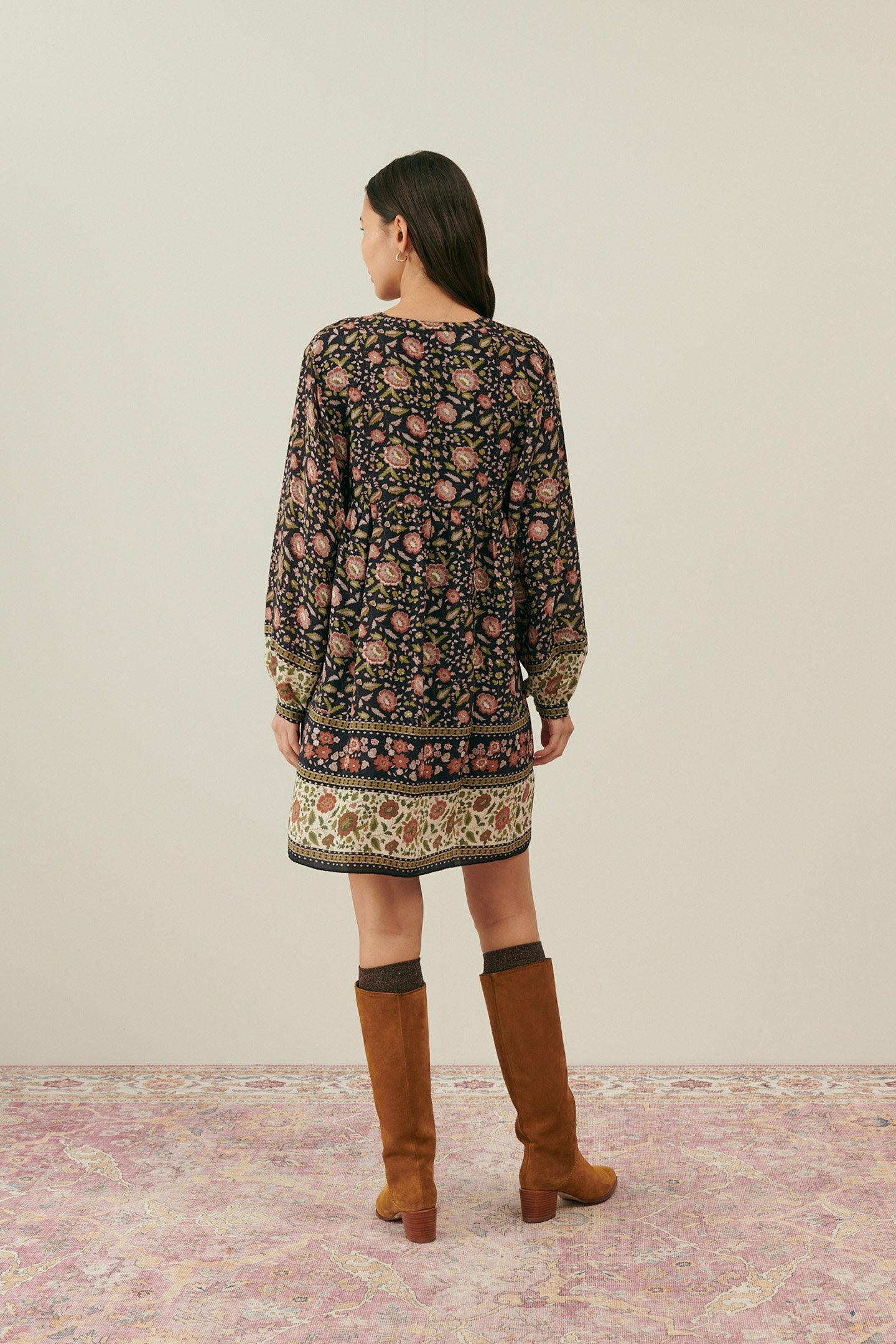 DRESS OTTANNA CHARC ENDLESS FIELDS 2