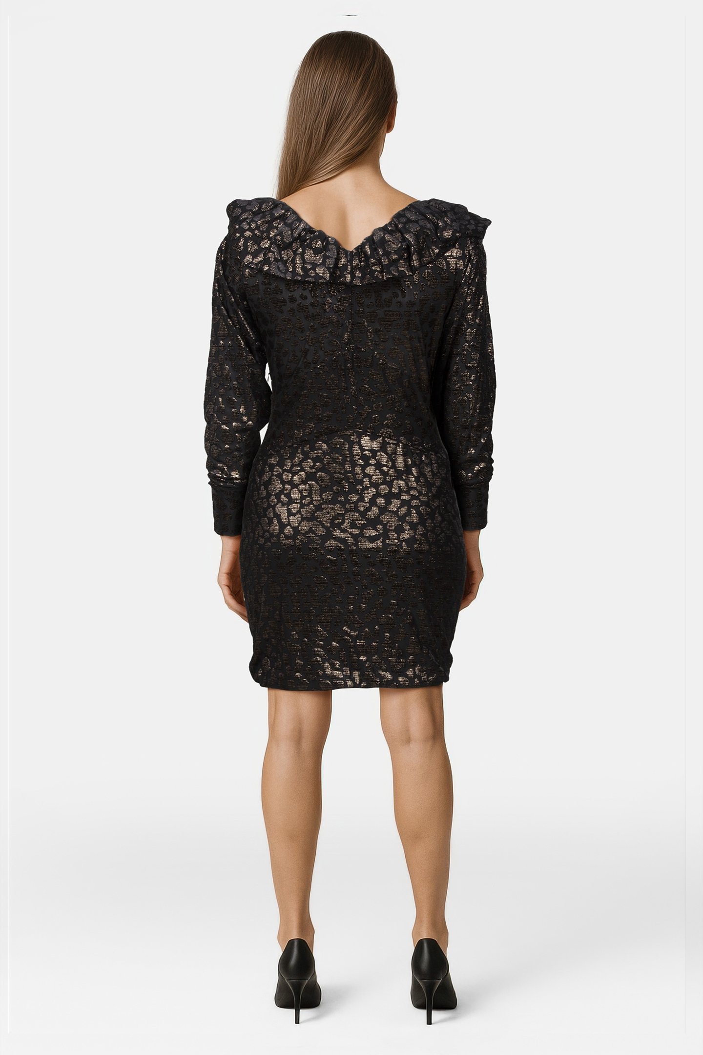 BRUNO DRESS BLACK LUREX 2