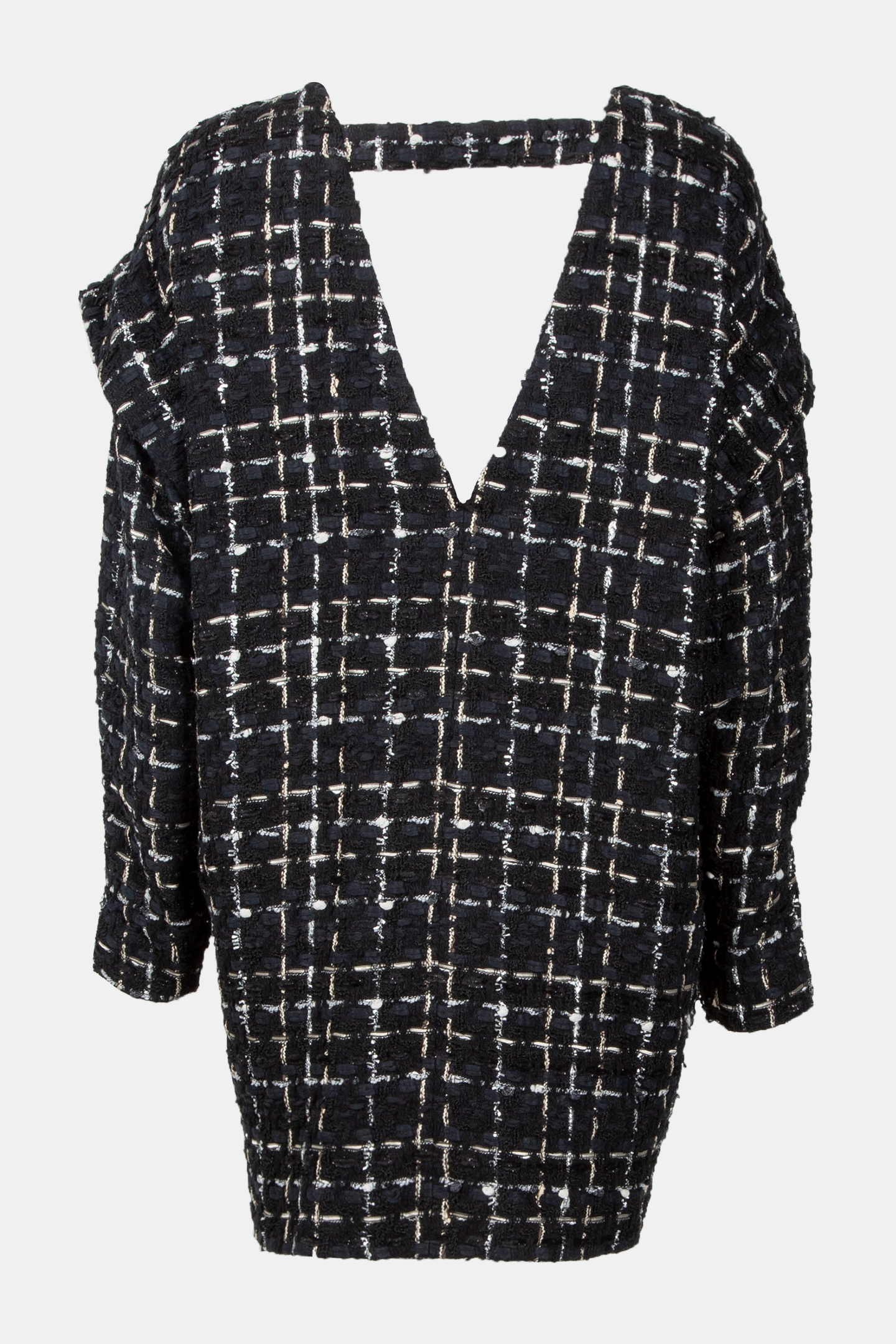 PACOL DRESS BLACK/WHITE 4