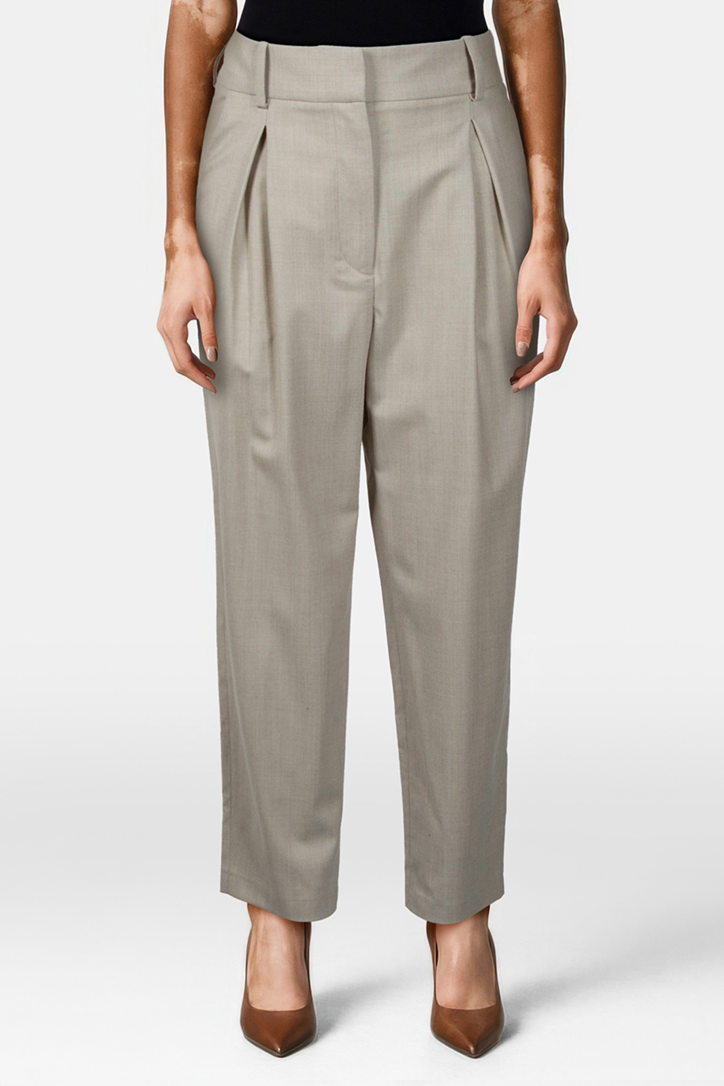 ADRIEL TROUSER LIGHT GREY 1