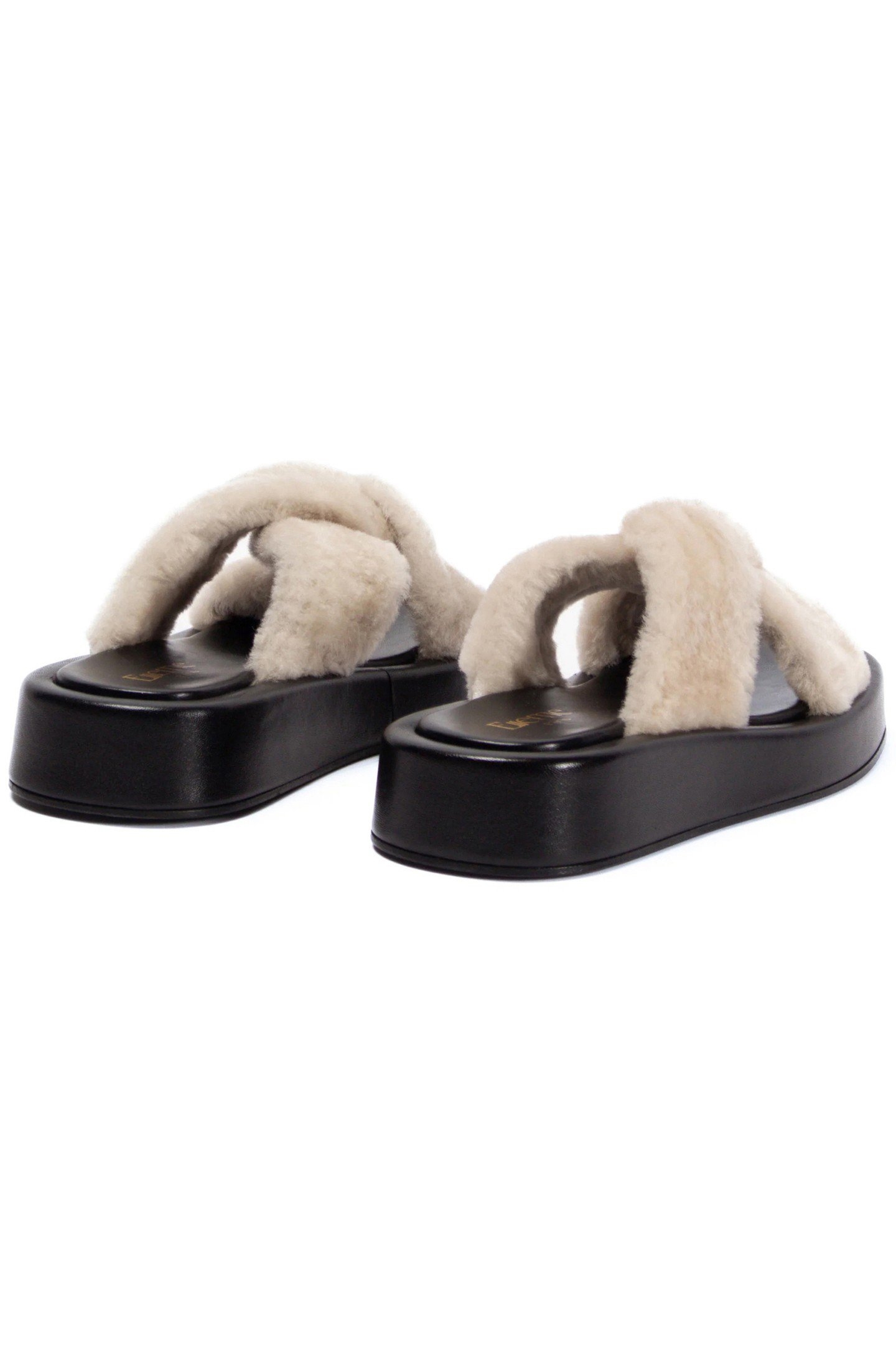 TRESSE SHEARLING BLACK/ BEIGE 4