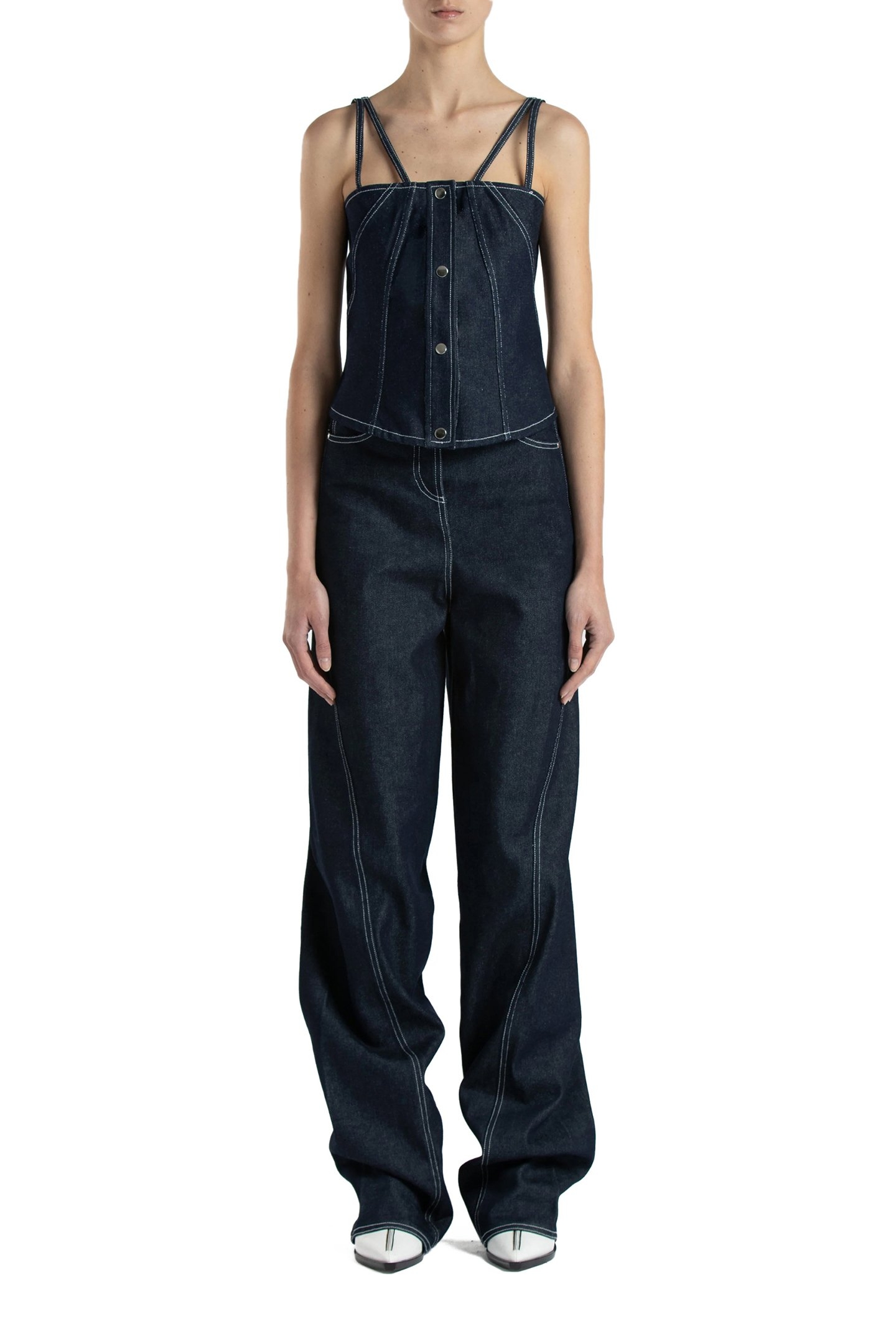 DENIM BUSTIER NAVY 3