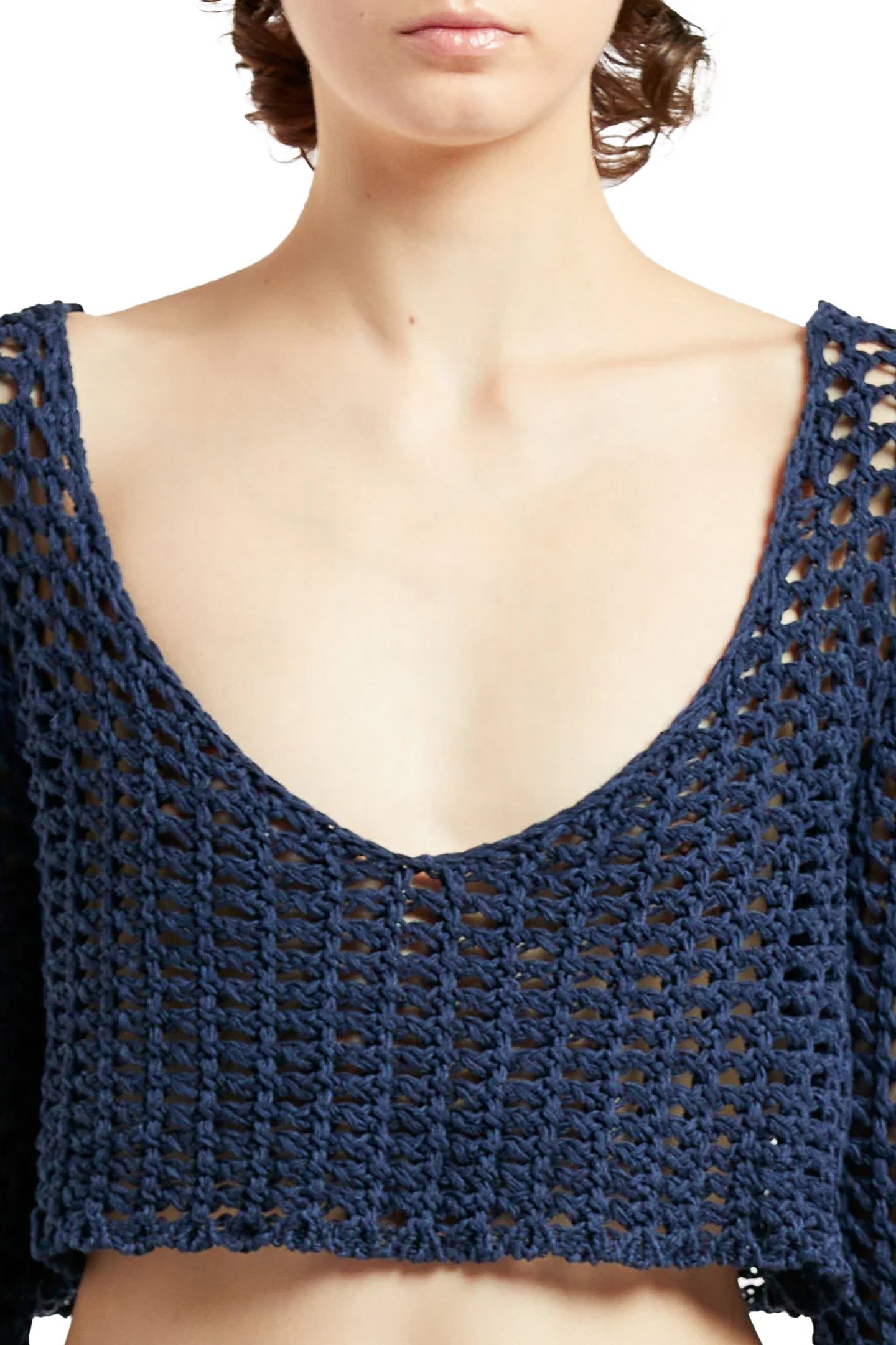 CROCHET JUMPER NAVY 4