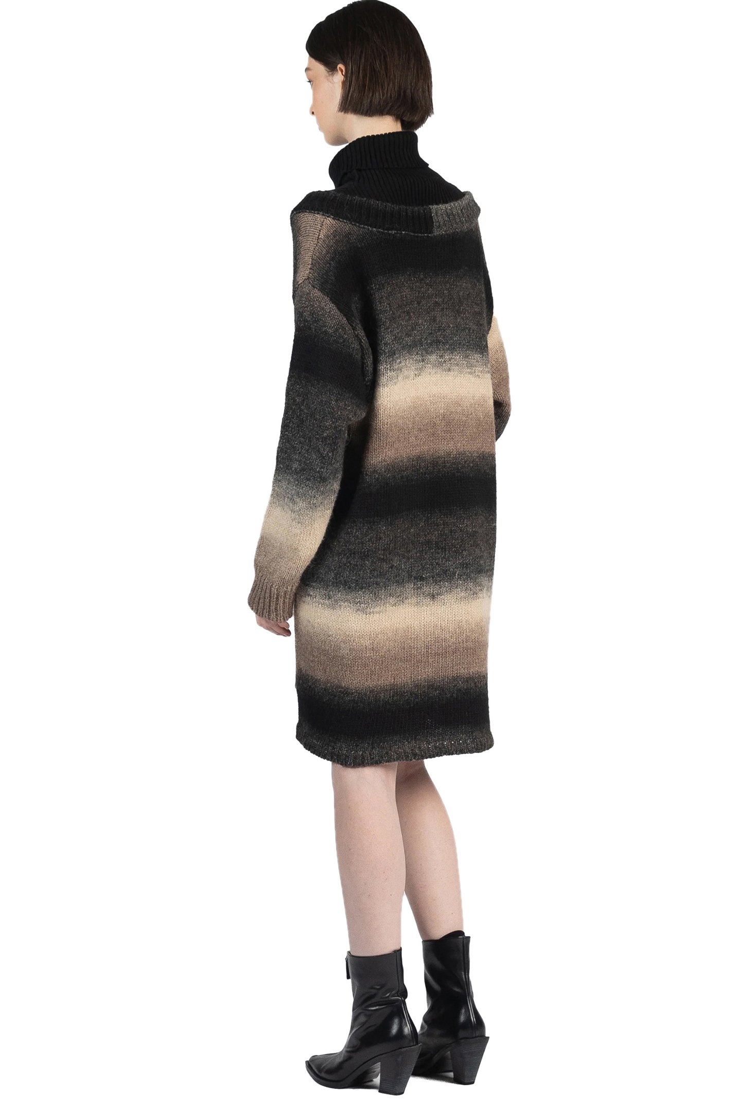 GRADIENT KNIT DRESS MULTICOLO R 3