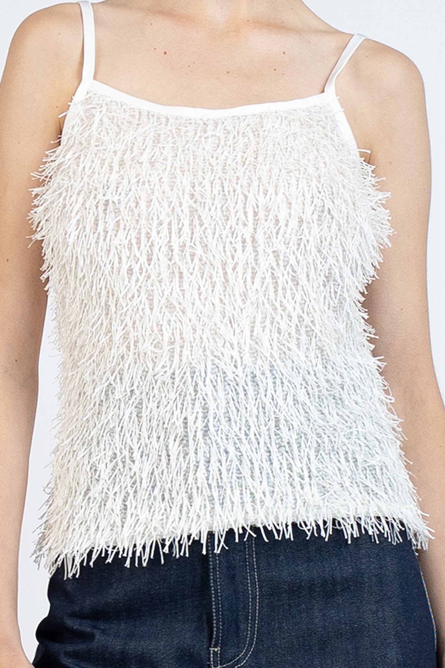FLUFFY TANK TOP WHITE 1