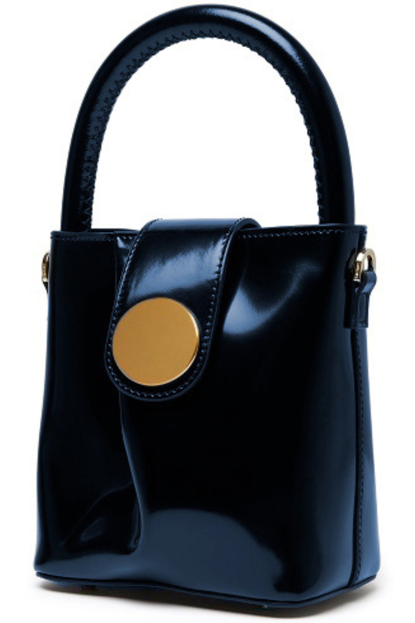 BUCK LEATHER MIRROR NAVY 2