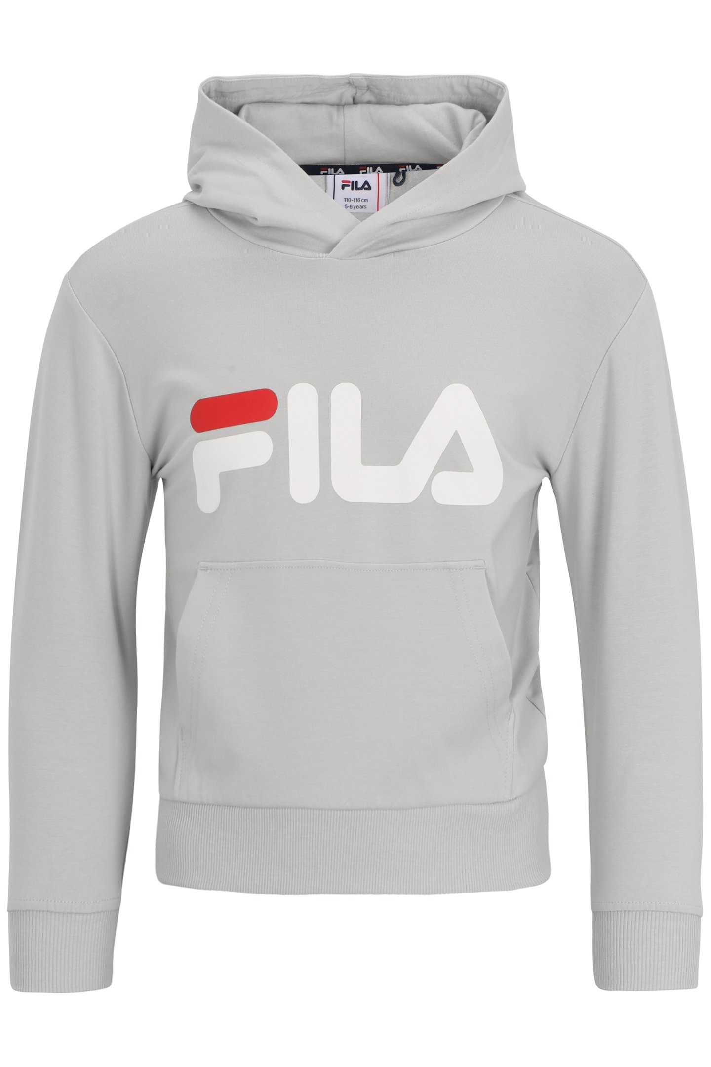 UNISEX BAJONE CLASSIC LOGO HOODY LIGHT GREY MELANGE 1