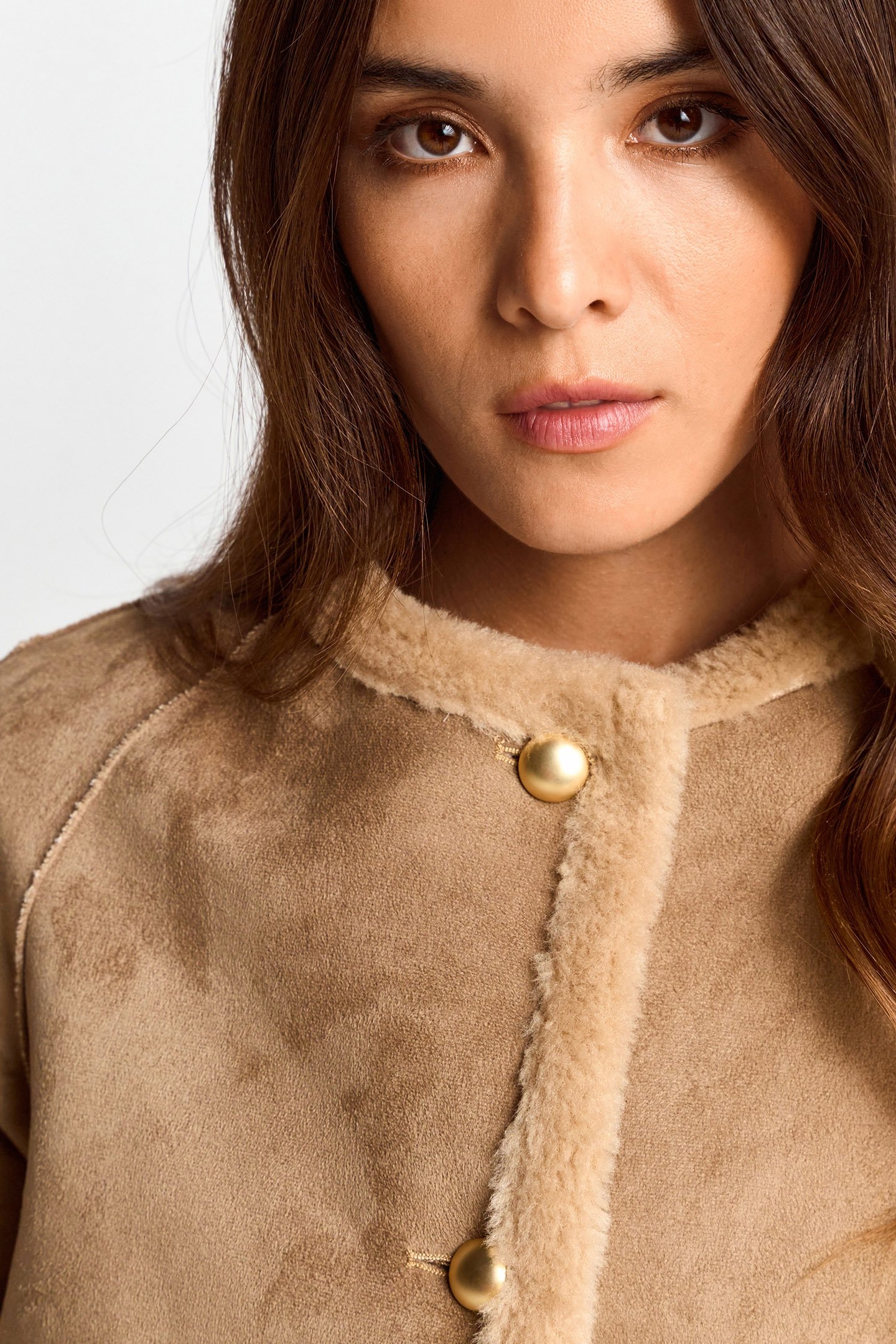 SUED TEDDY JACKET CAFFEE LATTE 5