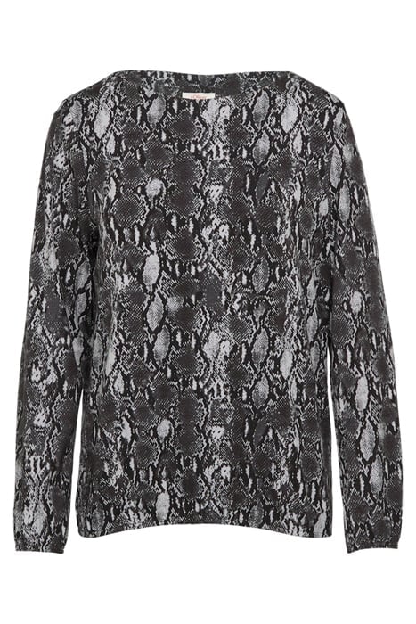 S.OLIVER T-SHIRTS GREY/BLACK 3