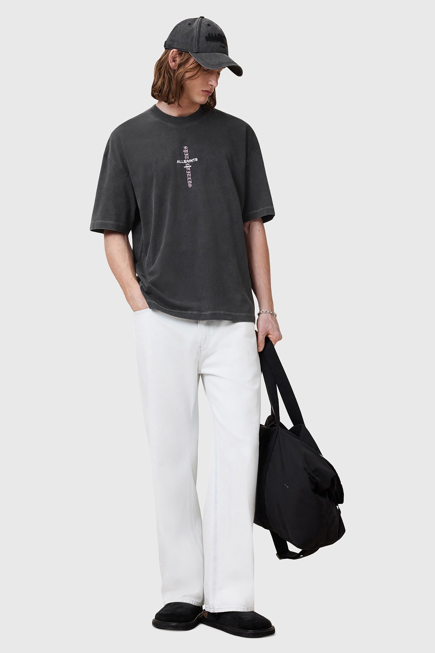 KNOX SS CREW WASHED BLACK 5