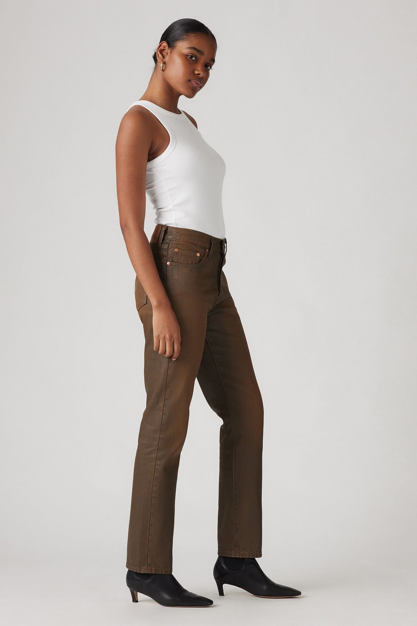 501® ORIGINAL JEANS BROWN 6