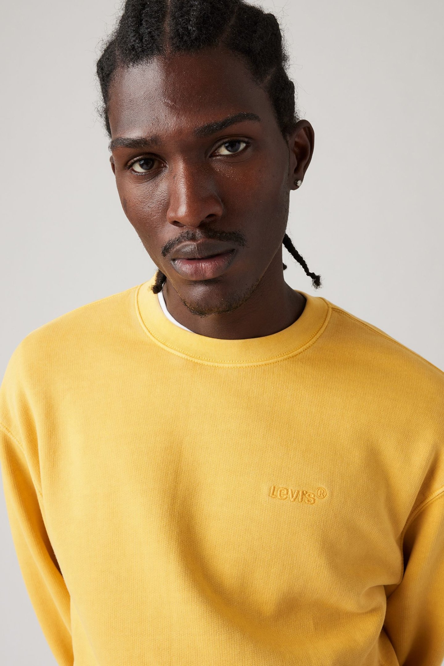 AUTHENTIC CREWNECK SWEATSHIRT YELLOW 5