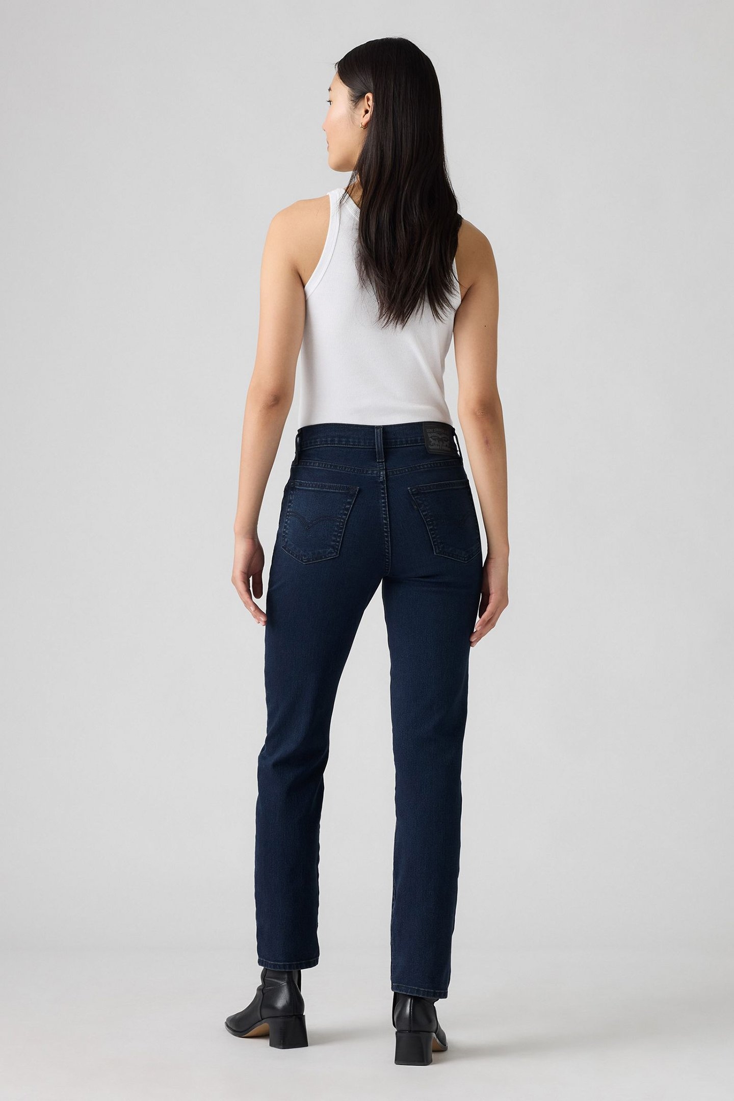 724™ HIGH RISE STRAIGHT JEANS DARK INDIGO 3