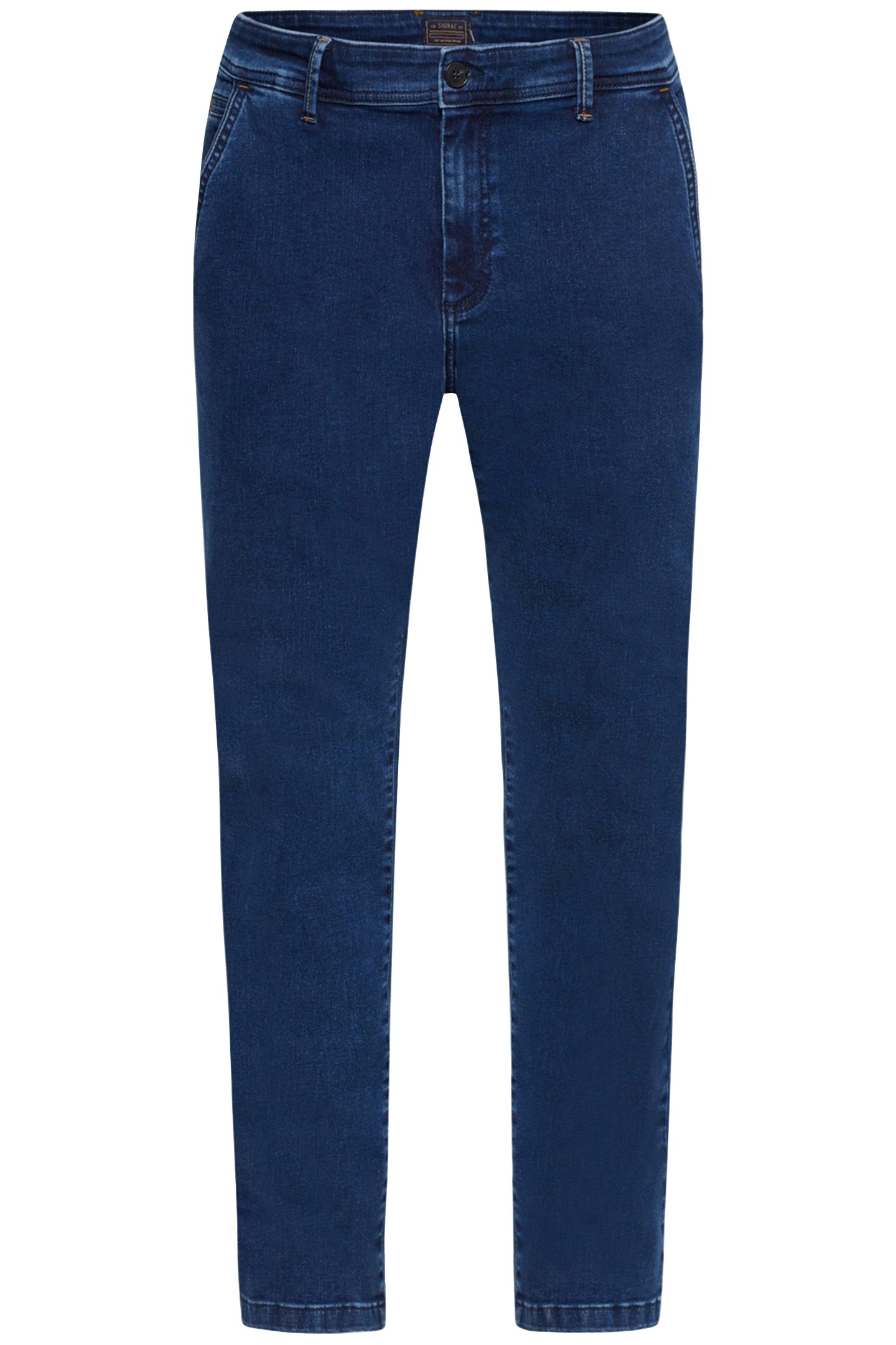 CHILLSI DENIM CHINO PANTS BRIGHT BLUE DENIM 4