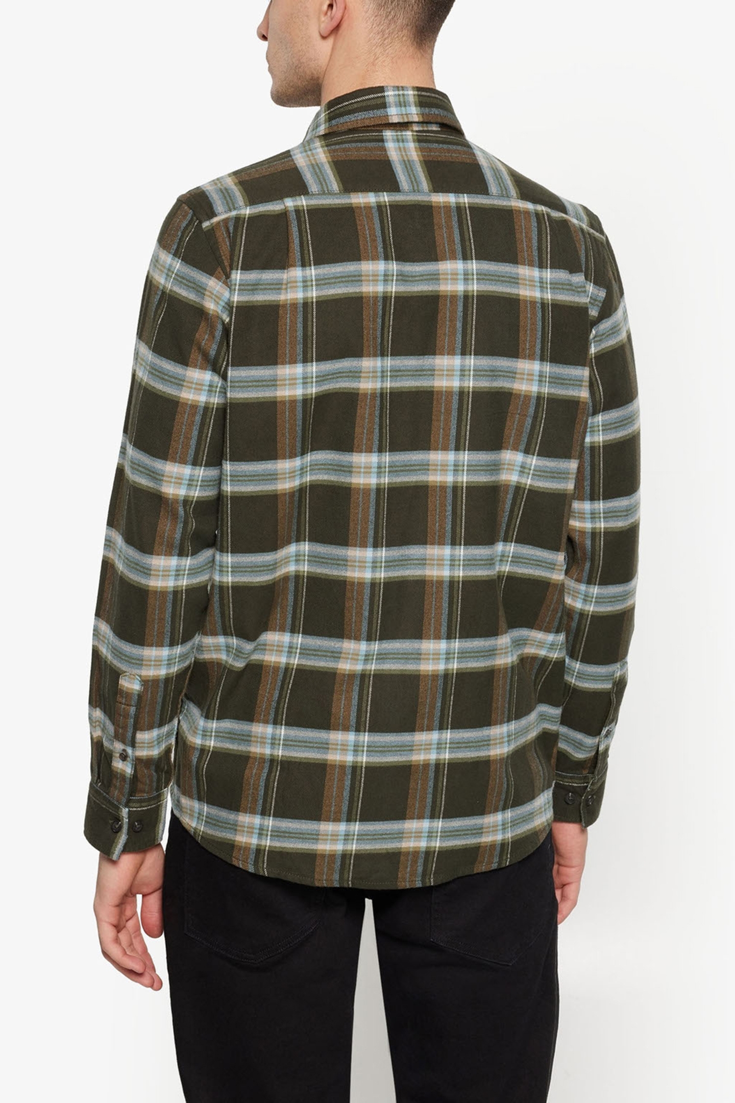 SONNYSI FLANNEL CHECK L/S SHIRTS FULL GREEN 2