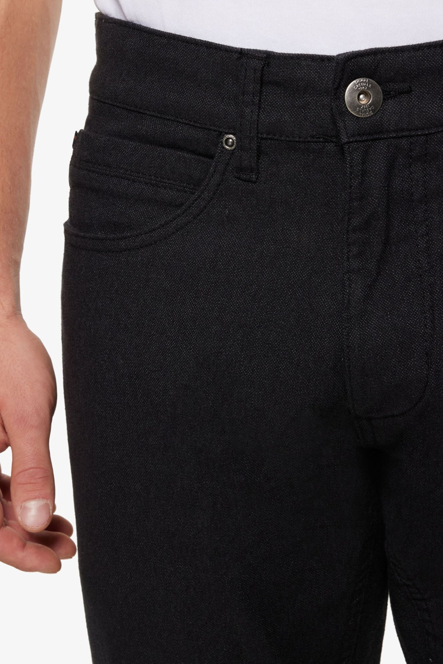 ODAMSI WOOL LOOK PANTS GREY VOLCANO 6