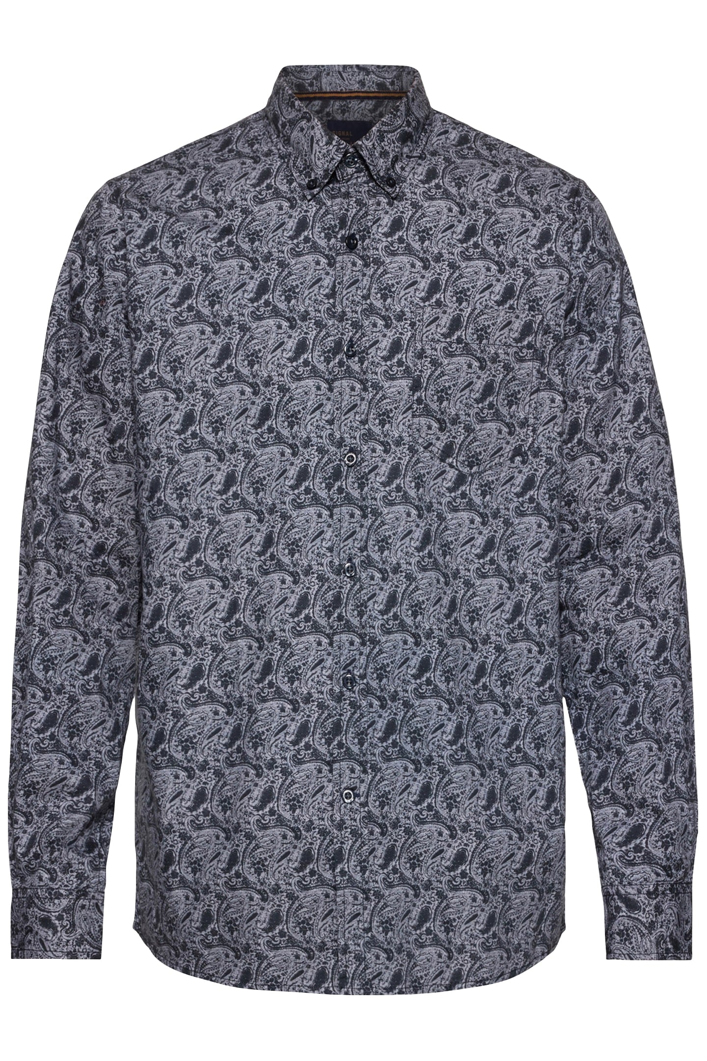 CURTSI PRINT POP L/S SHIRTS BLACK 1