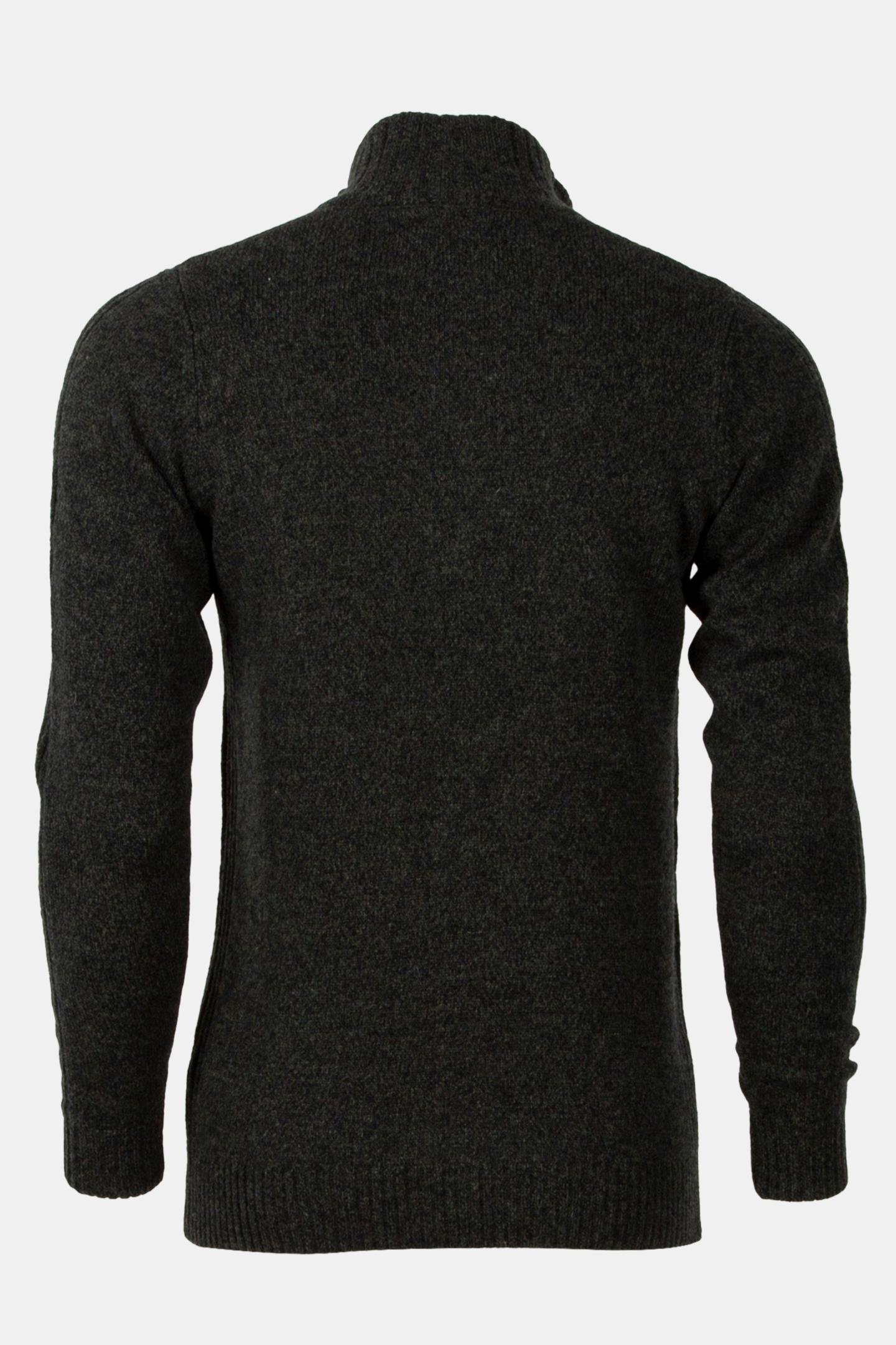 LOUSI KM F24 KNIT DARK GREEN MELANGE 4