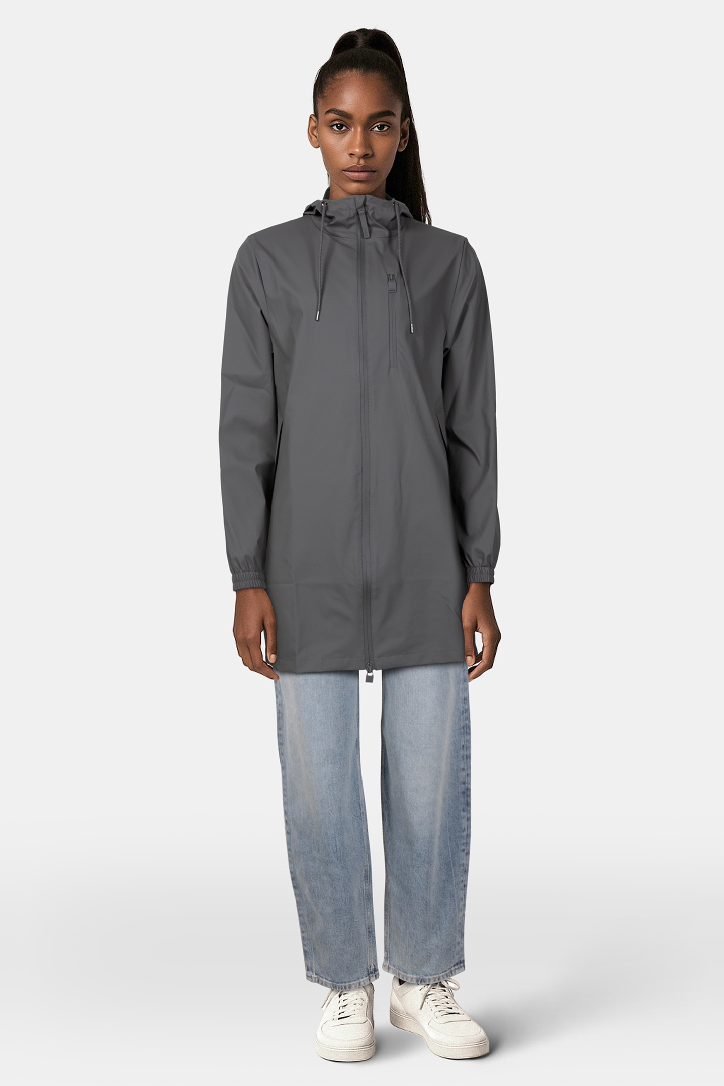 UNISEX LONG STORM BREAKER W3 GREY 3