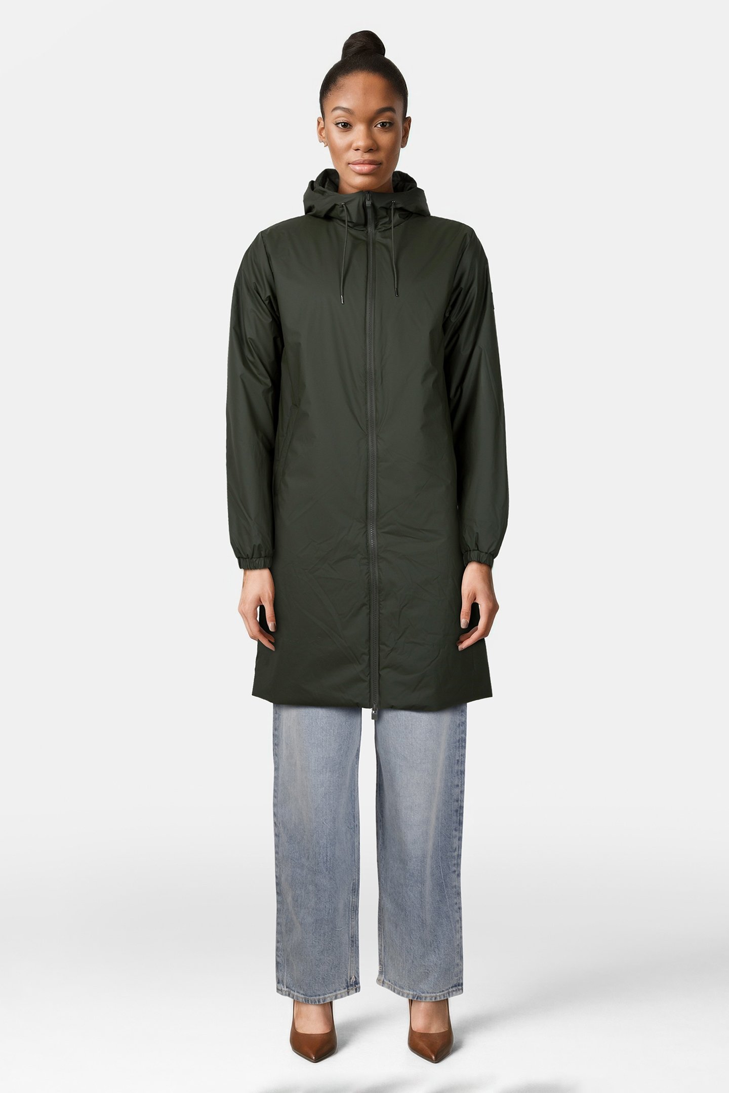 UNISEX LOHJA LONGER INSULATED JACKET W3T2 GREEN 5