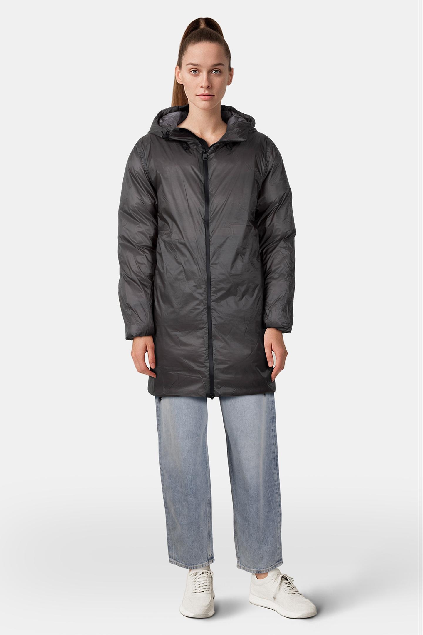 UNISEX KEVO LONG PUFFER JACKET W4T4 GREY 3