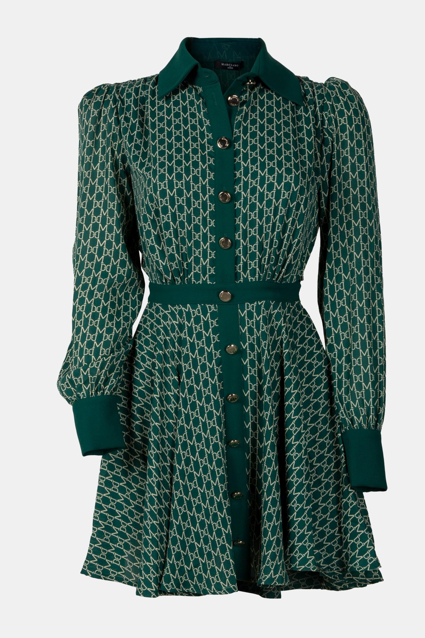 EDITH CHEMISIER DRES NEW MONOGRAM GREEN 3