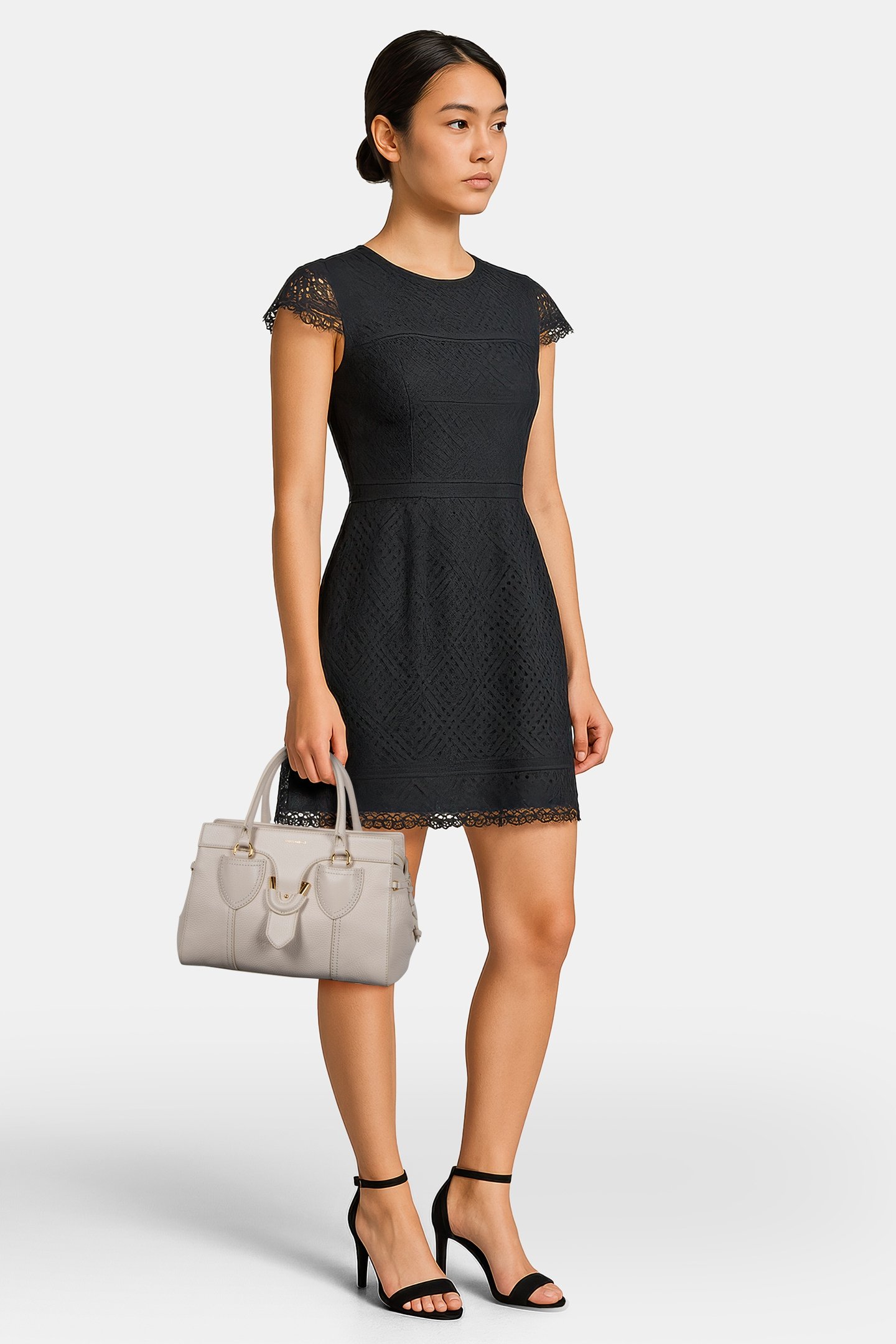 GRAINED LEATHER HANDBAG 1