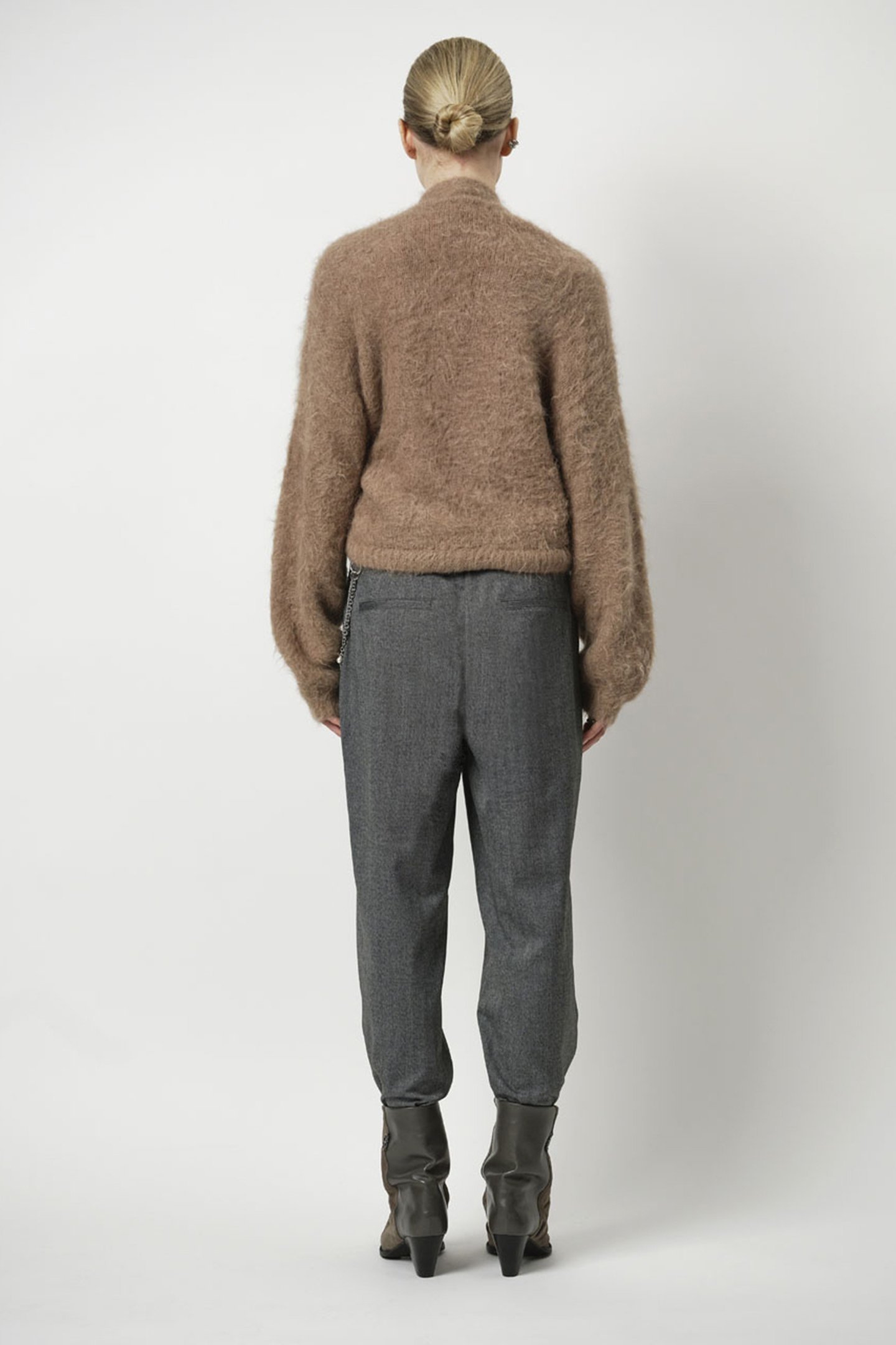 WATTS TWINSET CARDIGAN HAZELNUT HAZE 2