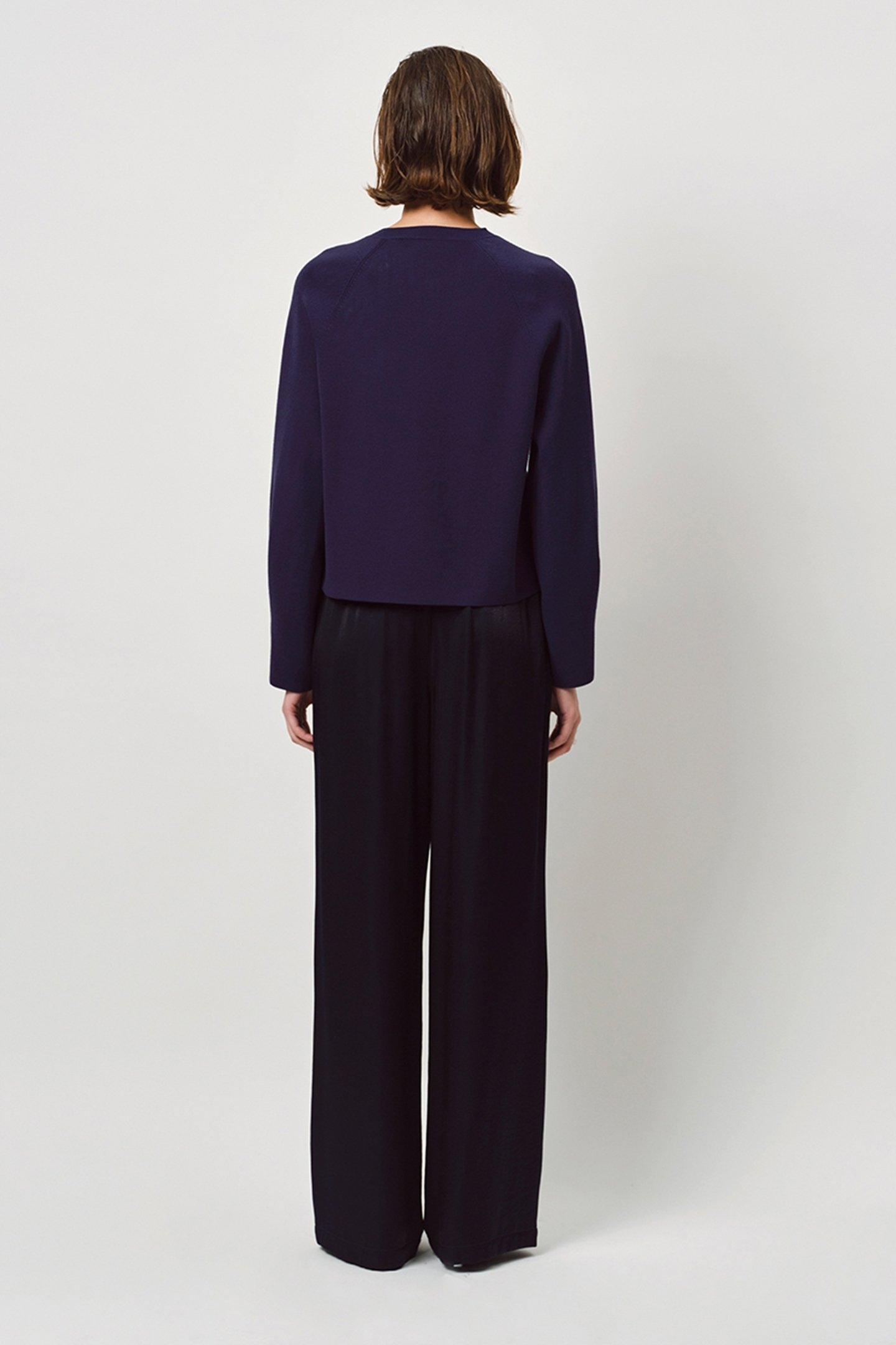 RESLY CUT OUT BOW SWEATER SAPPHIRE 2