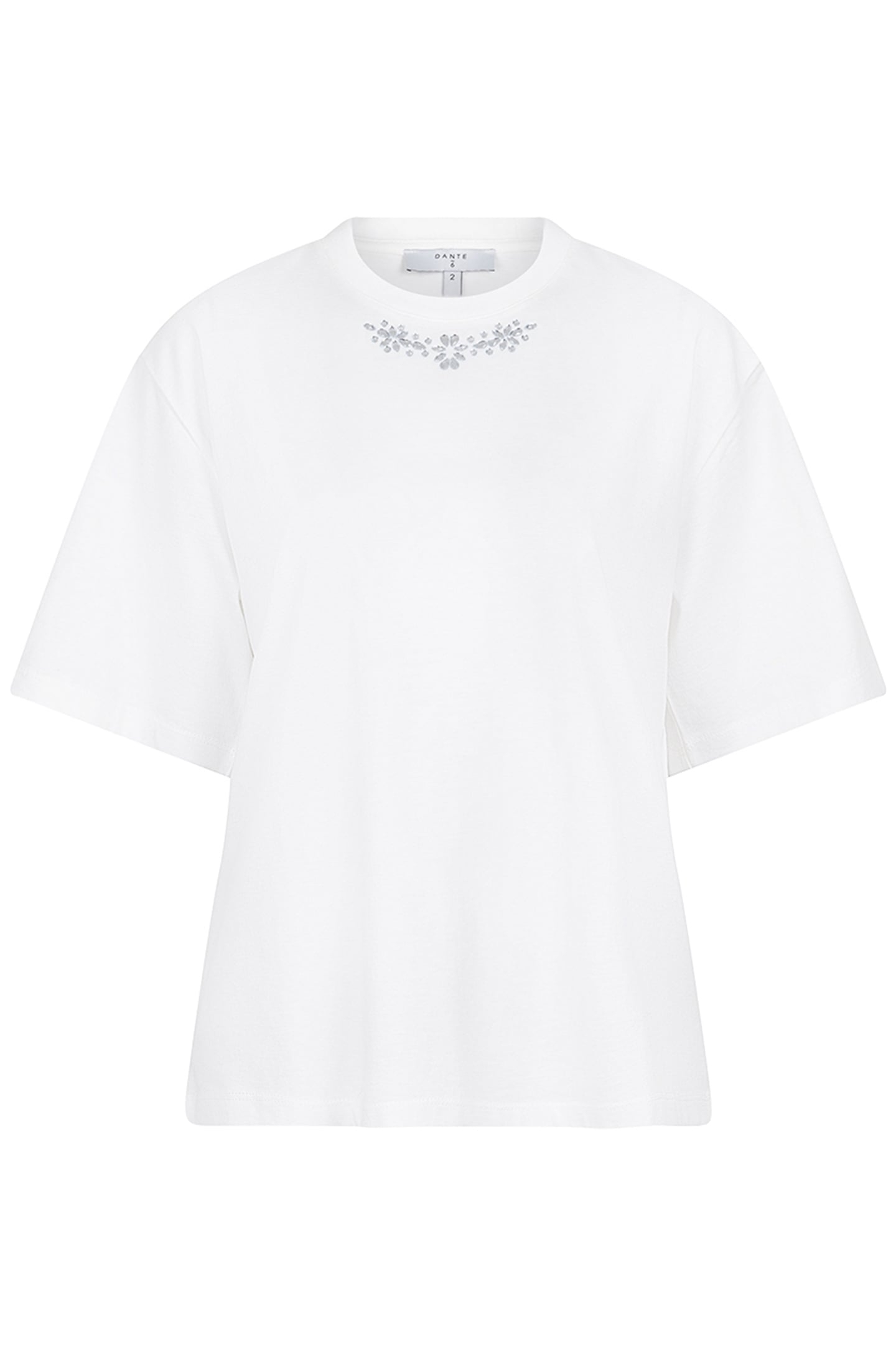 RYLIN EMBELLISHED TEE MILK WHITE 3