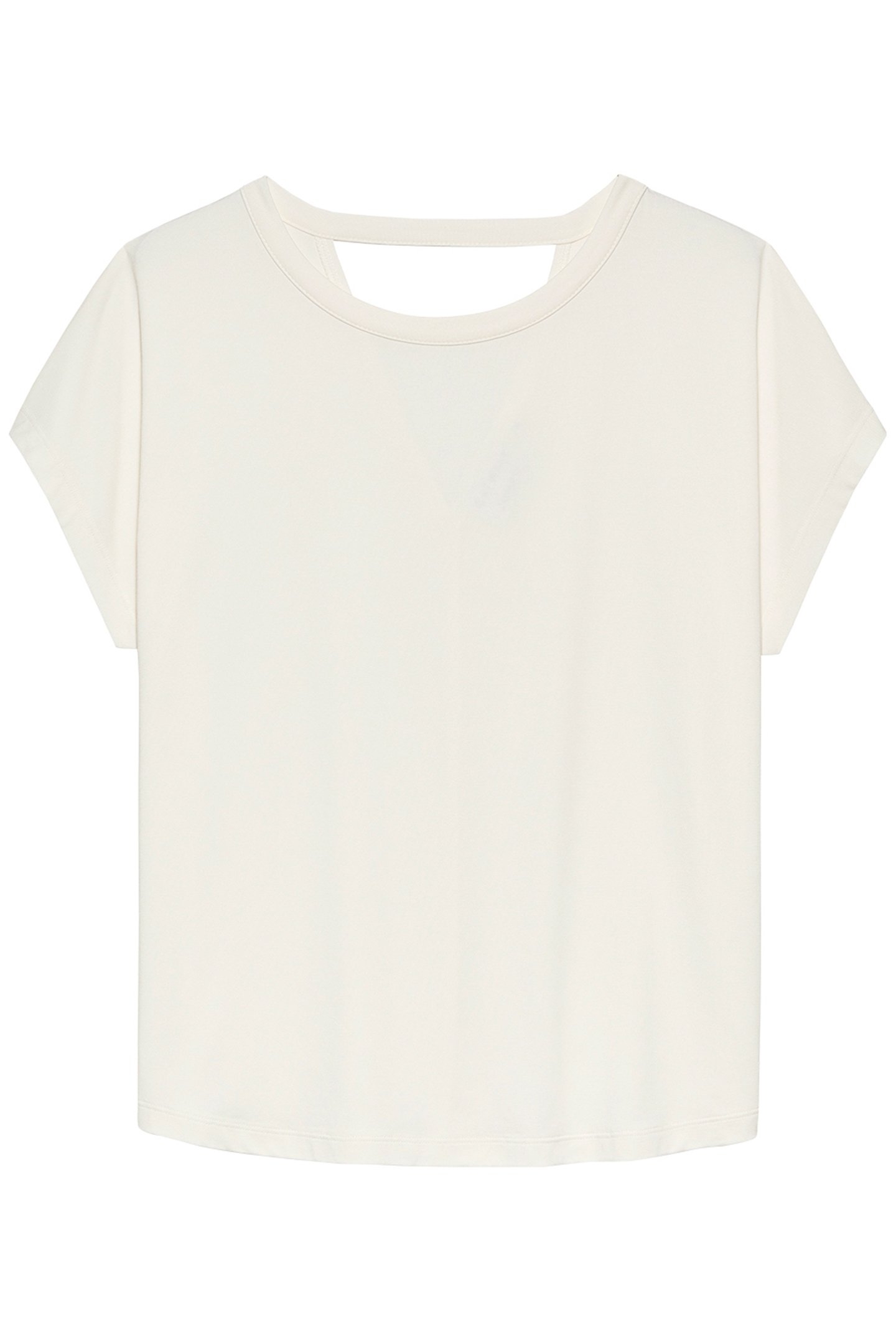 TSHIRT WITH OPEN BACK DETAIL EGRET 1