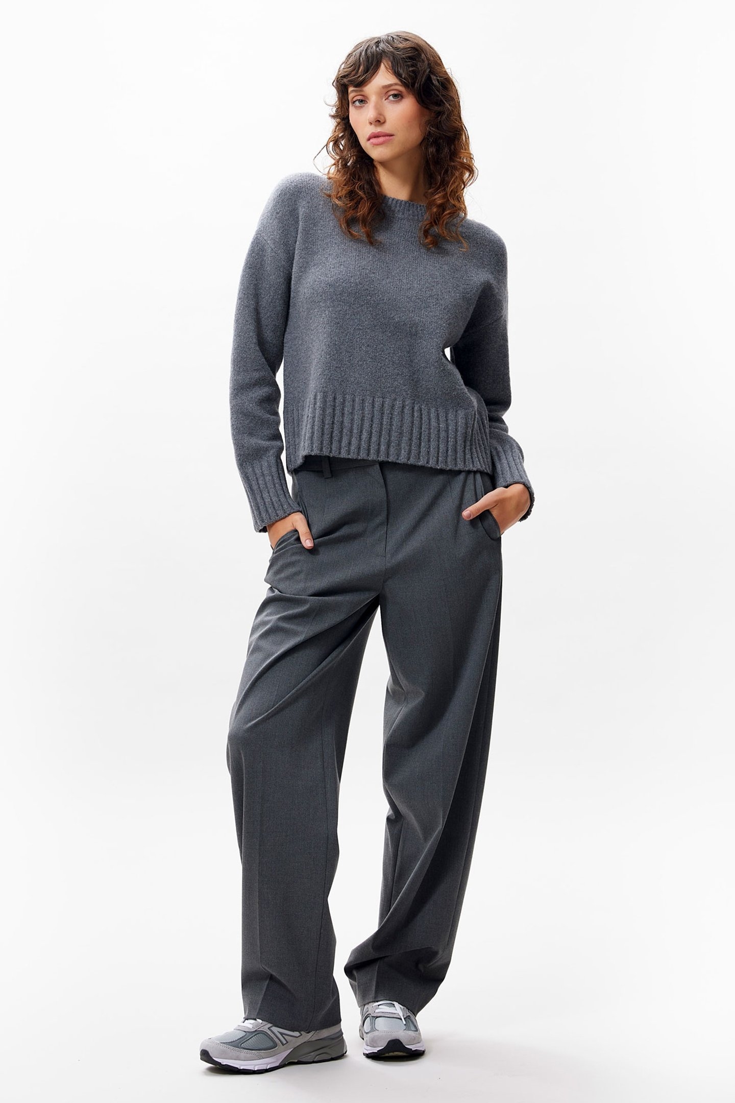 CLASSIC KNIT GREY MELANGE 2