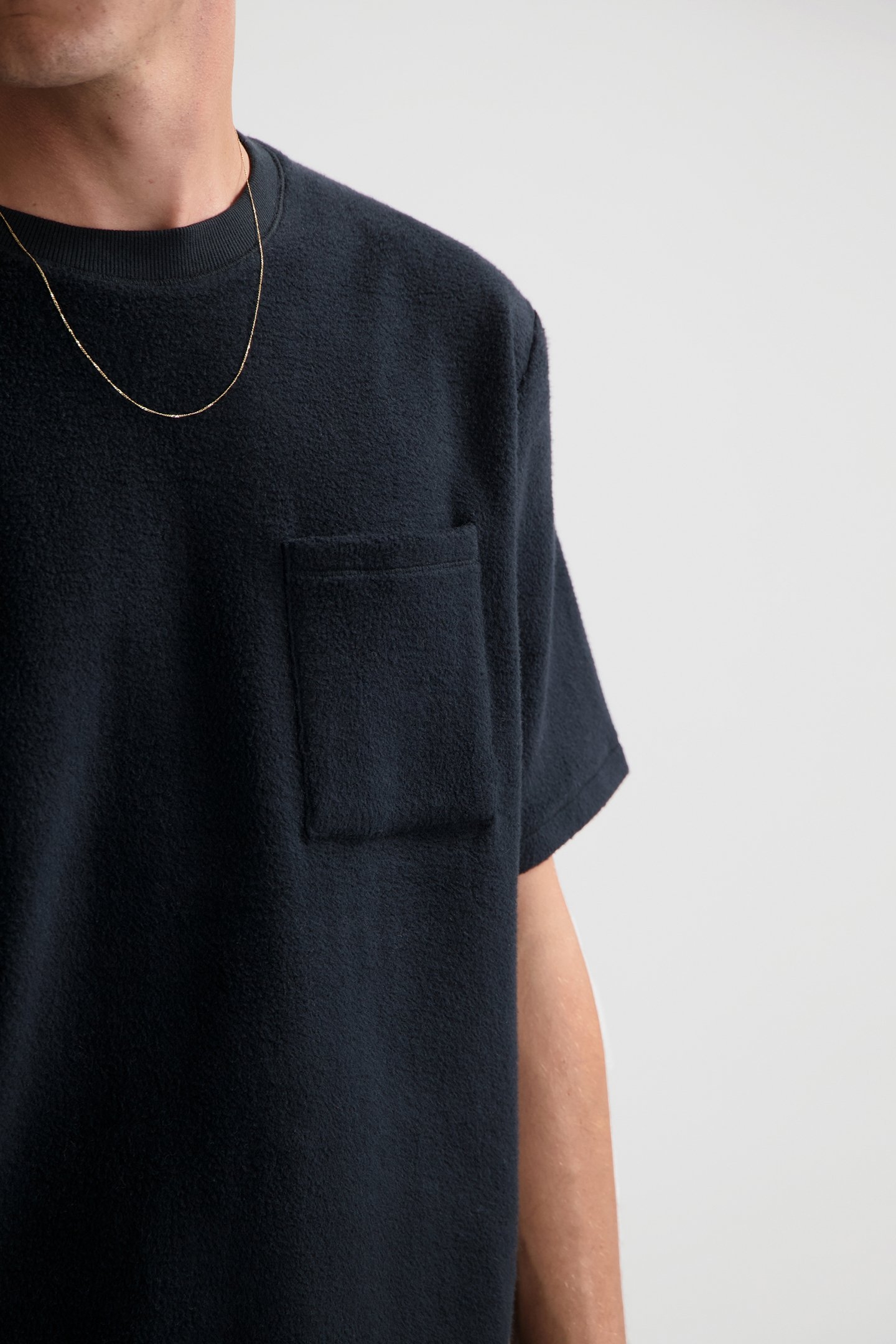 DS_COLLIN TEE TOWELLING BLACK 5