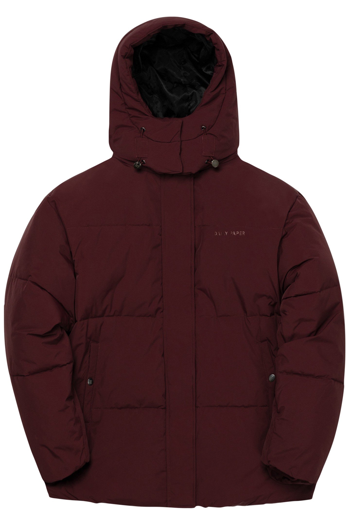 NICOLE PUFFER JACKET BORDEAUX RED 3