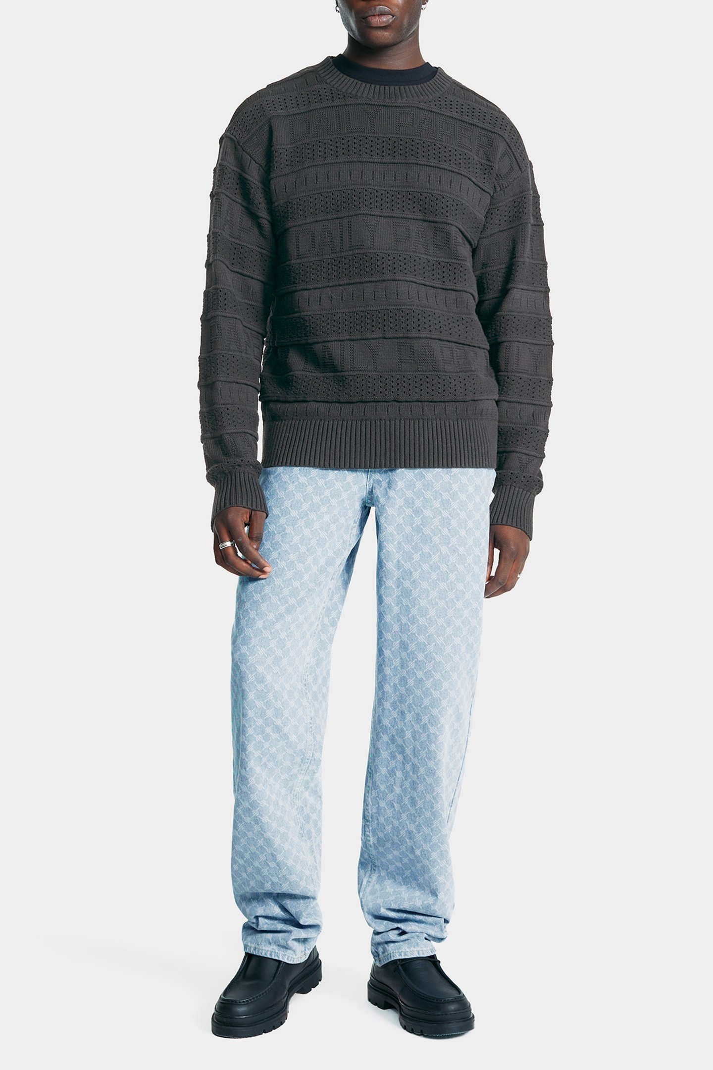 RAJIH KNIT SWEATER BLACK 1