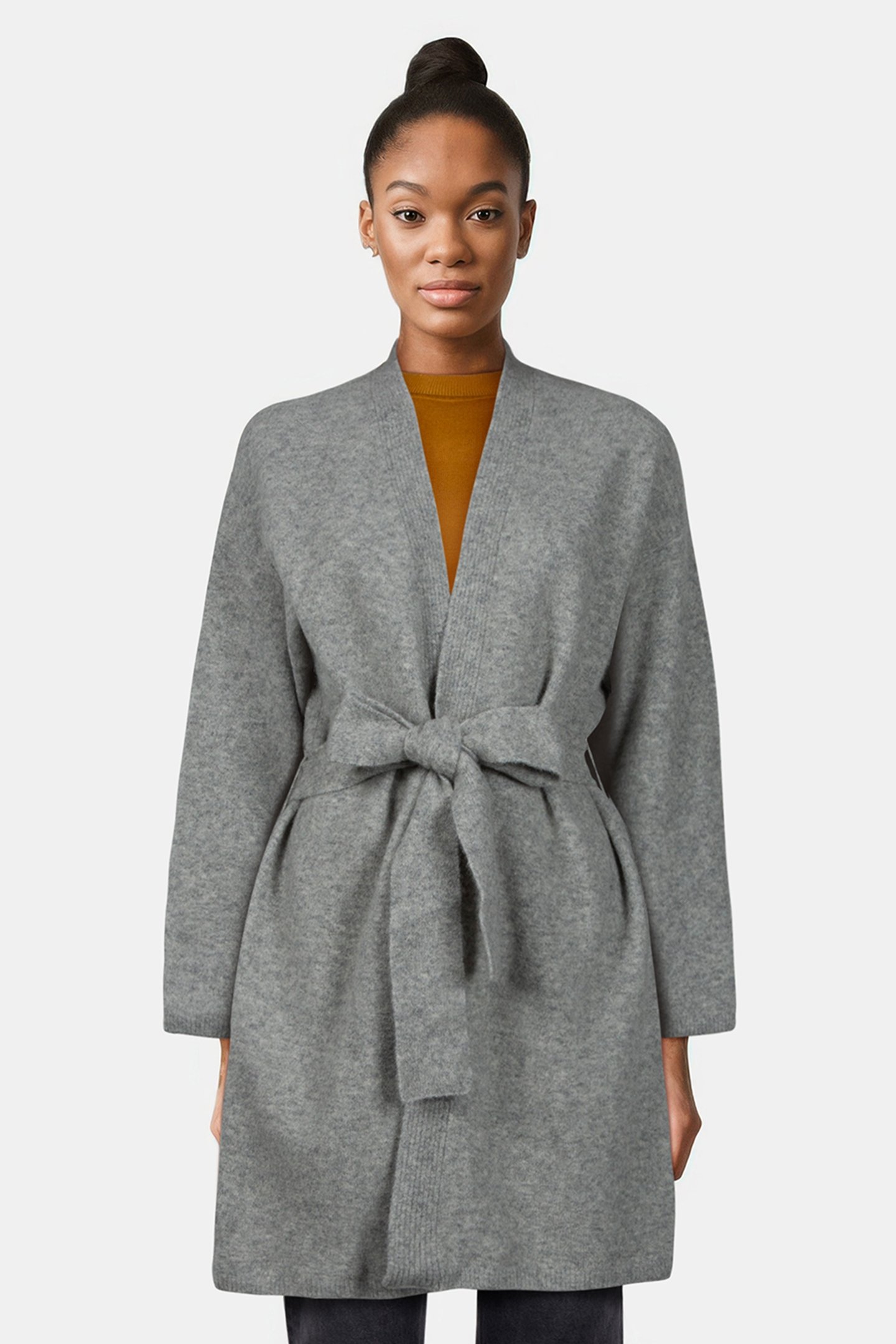 ULLA CARDIGAN LIGHT GREY 1