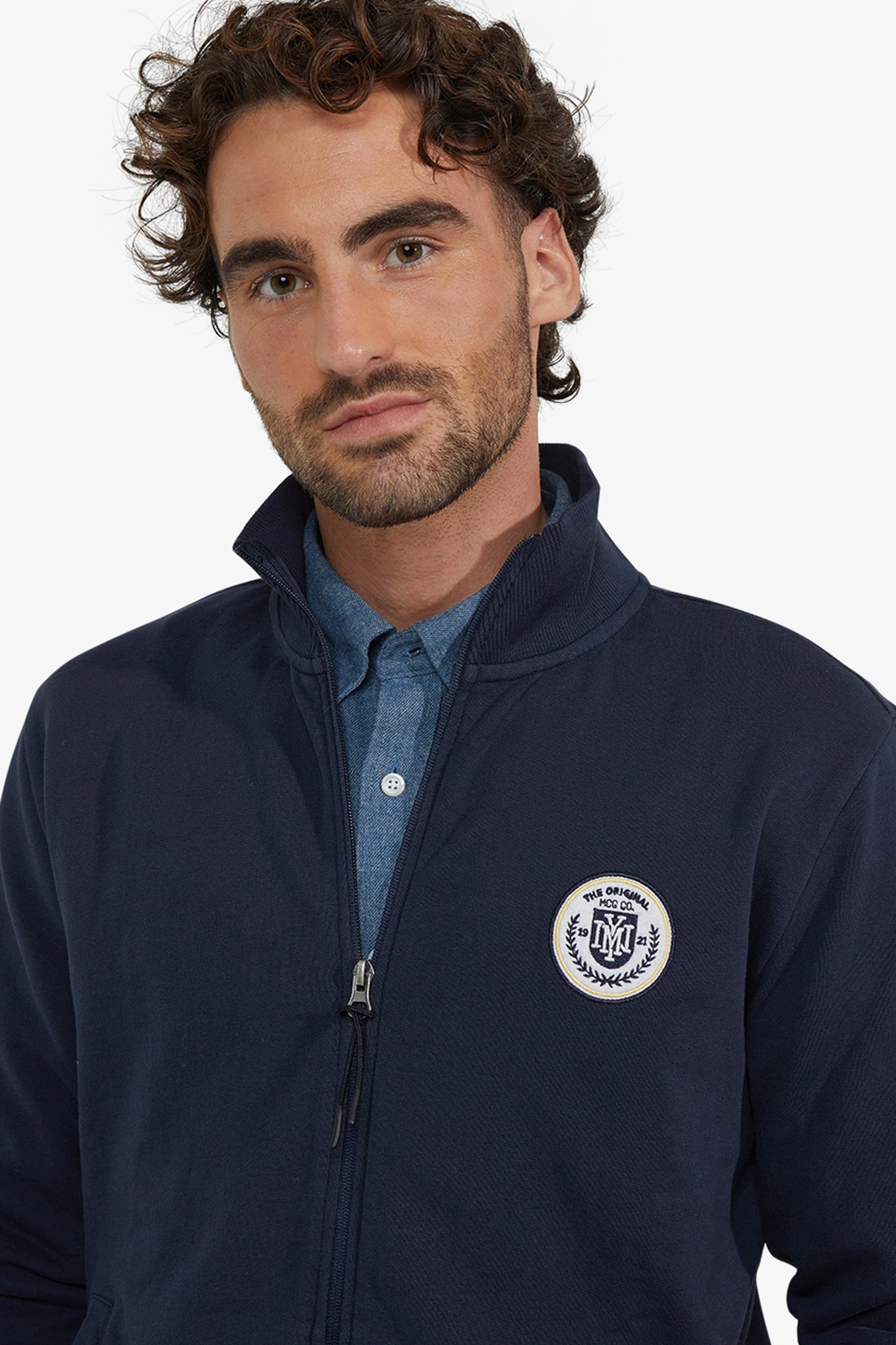 ZIP THRU SWEATSHIRT NAVY 5