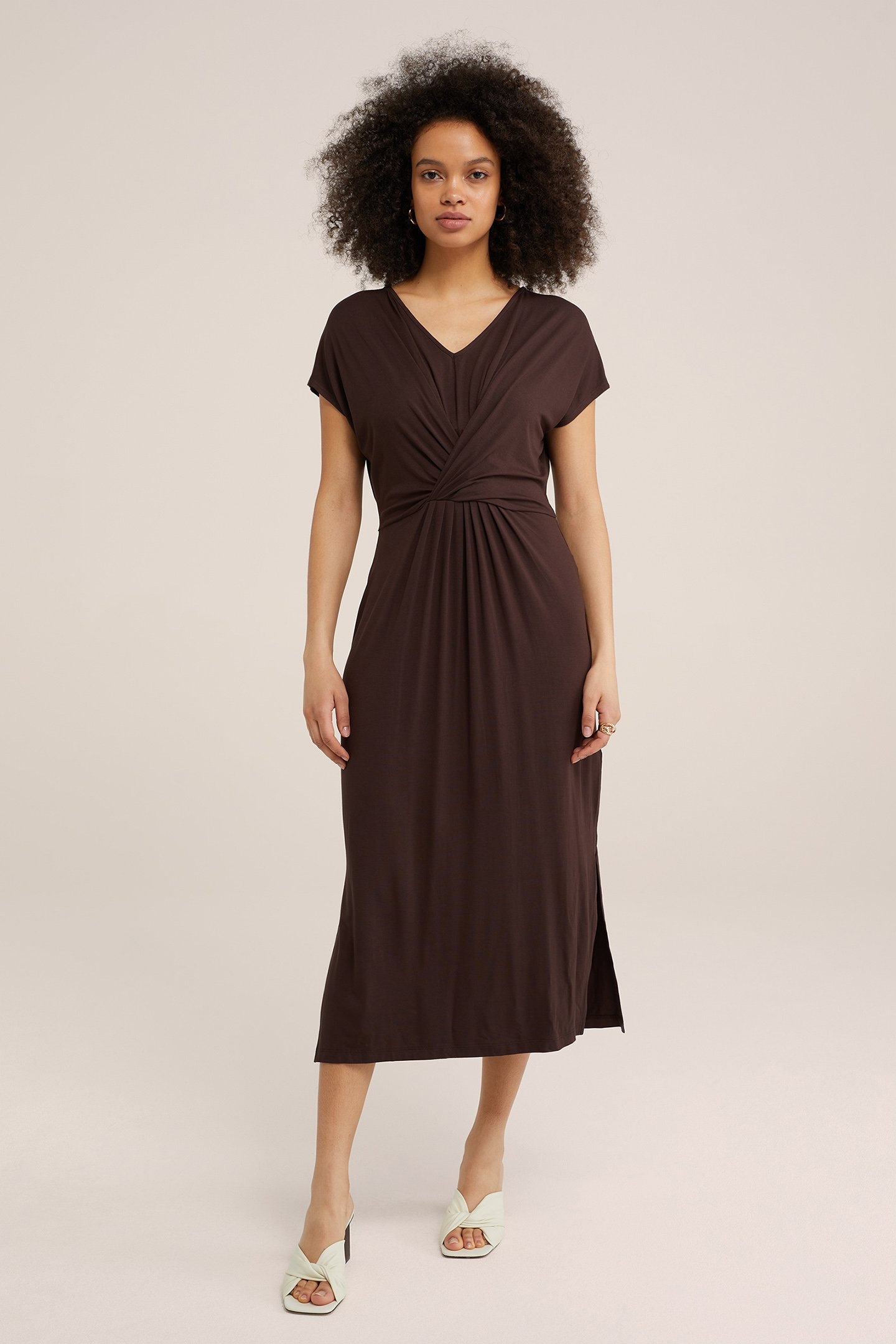 JURK MIDI DARK BROWN 1
