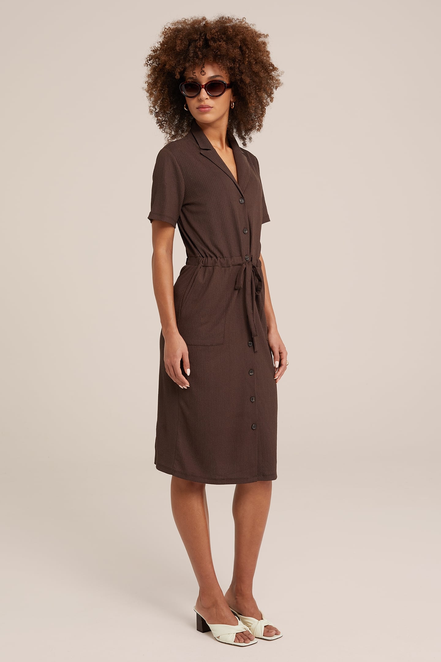 JURK MIDI DARK BROWN 2