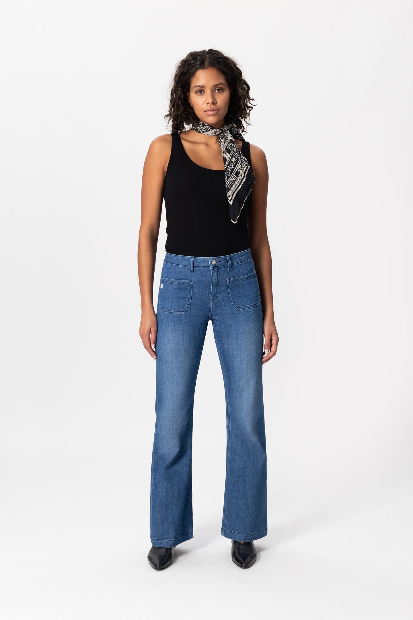 FLARED CHIQUE AUTHENTIC INDIGO 3