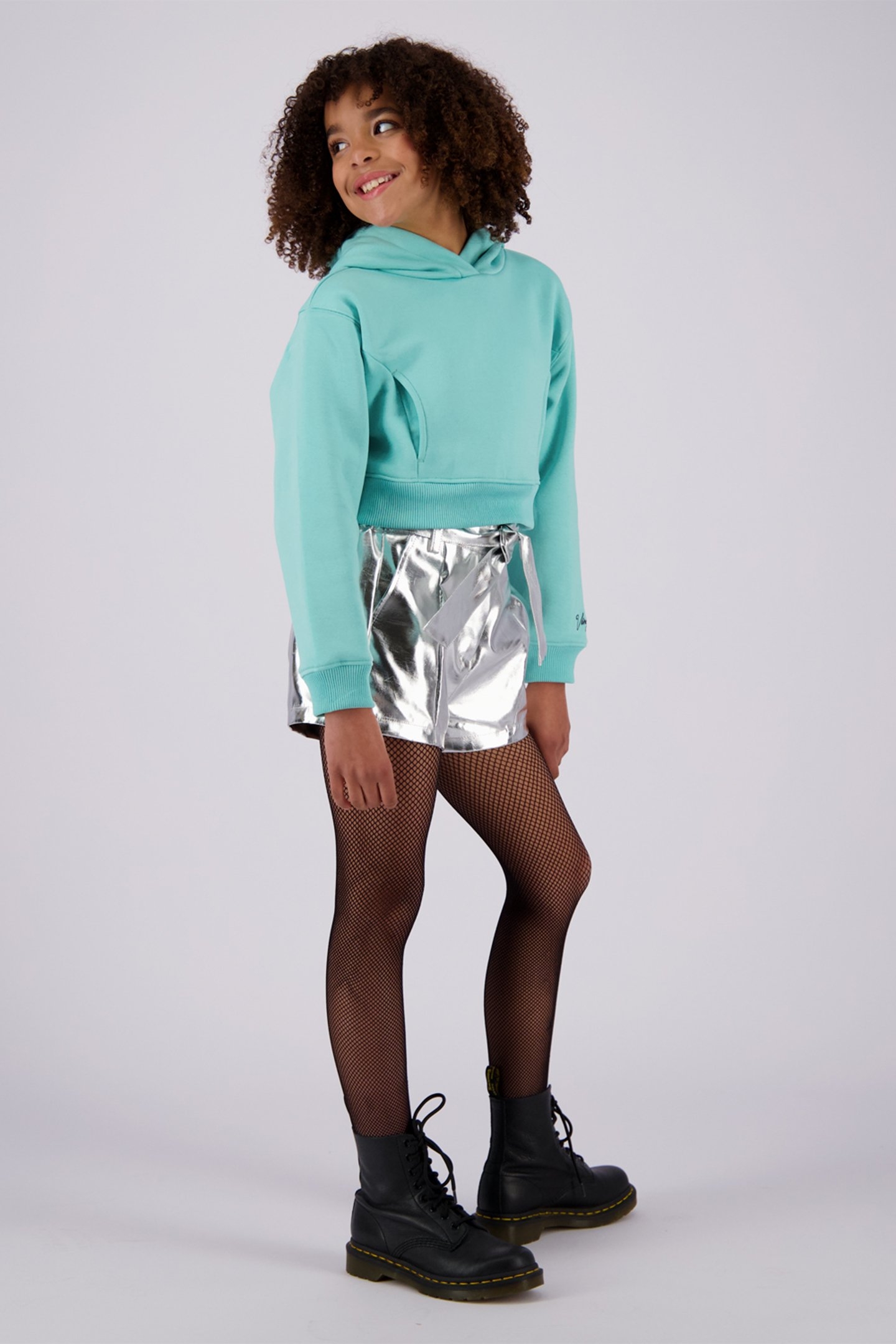 GIRLS NIMMIE HOODY ARTIC BLUE 5