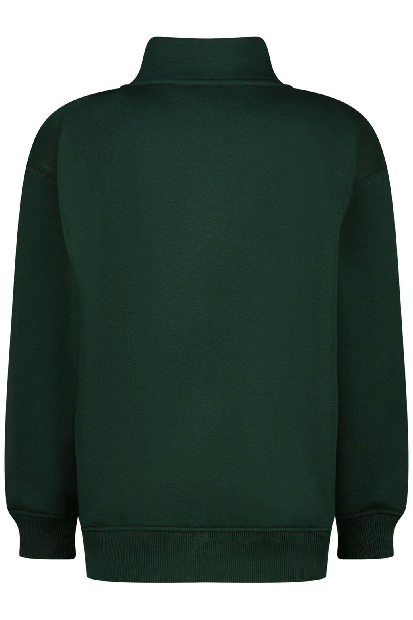 BOYS BASIC-HALF ZIP SWEATER RACING GREEN 2