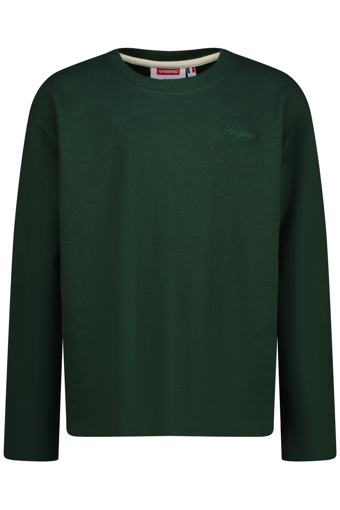 BOYS BASIC TEE T-SHIRT RACING GREEN 1