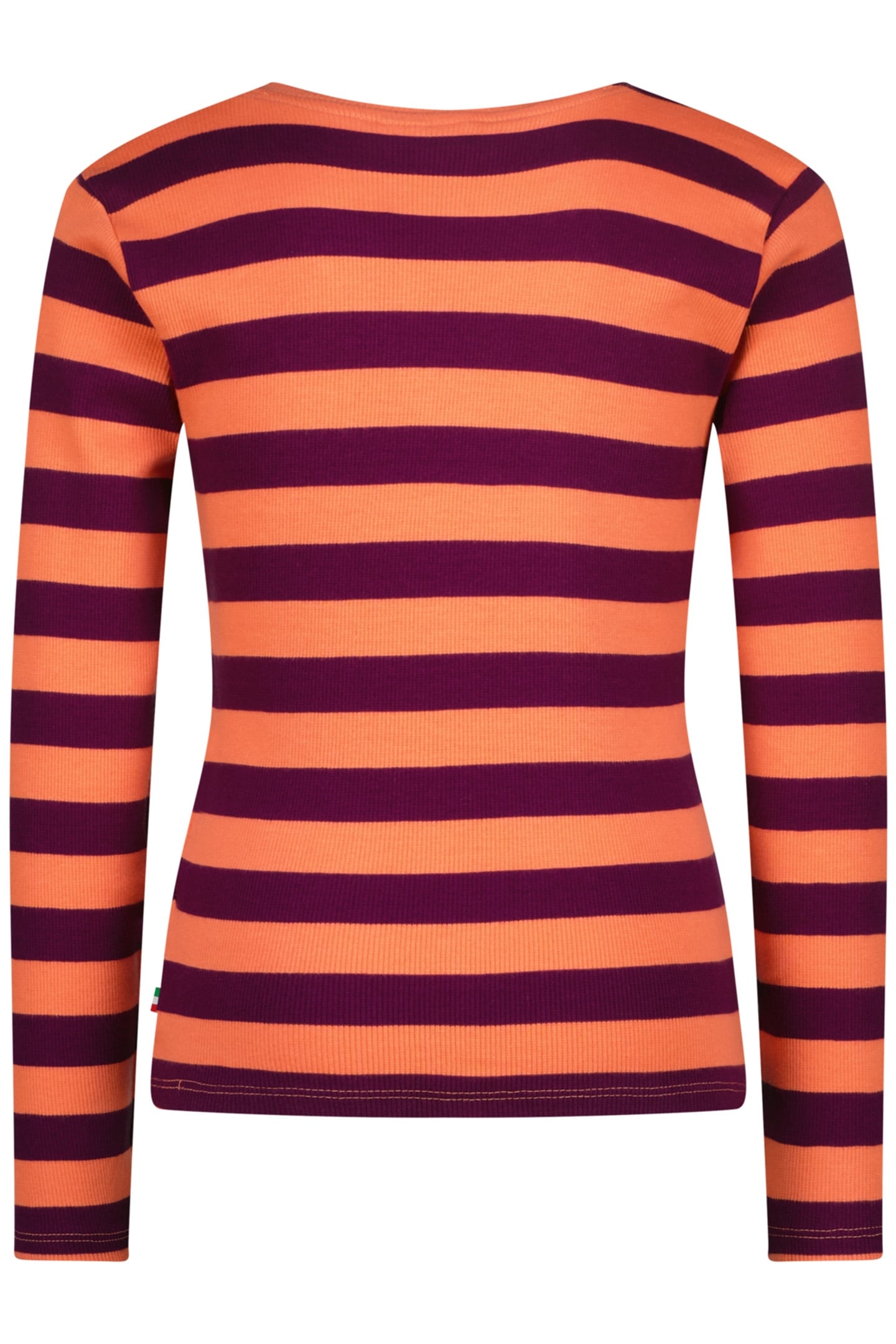 GIRLS G-BASIC-RIB STRIPE T-SHIRT FRESH CORAL 2