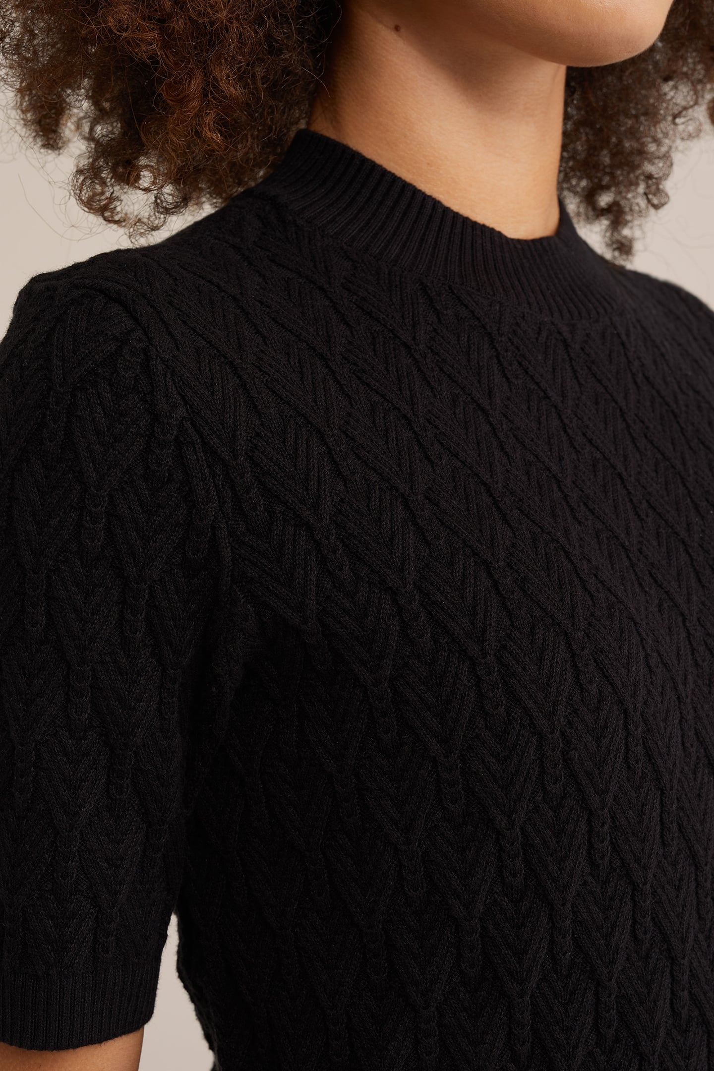 KNITTED PULLOVER BLACK 5