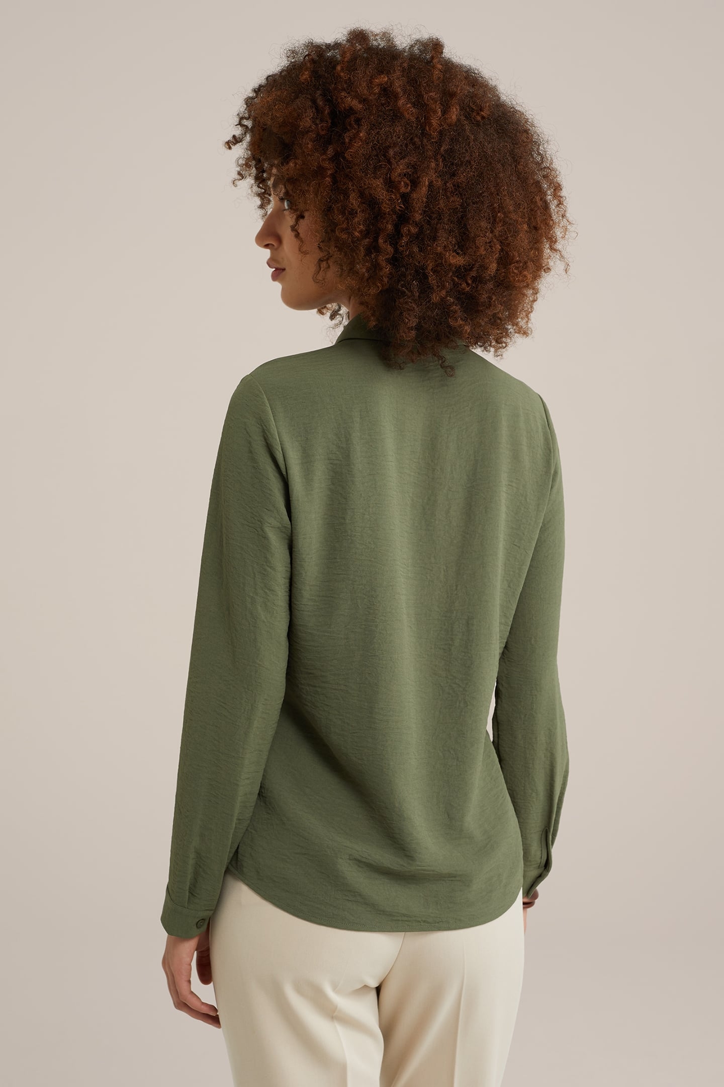 BLOUSE OLIVE GREEN 2