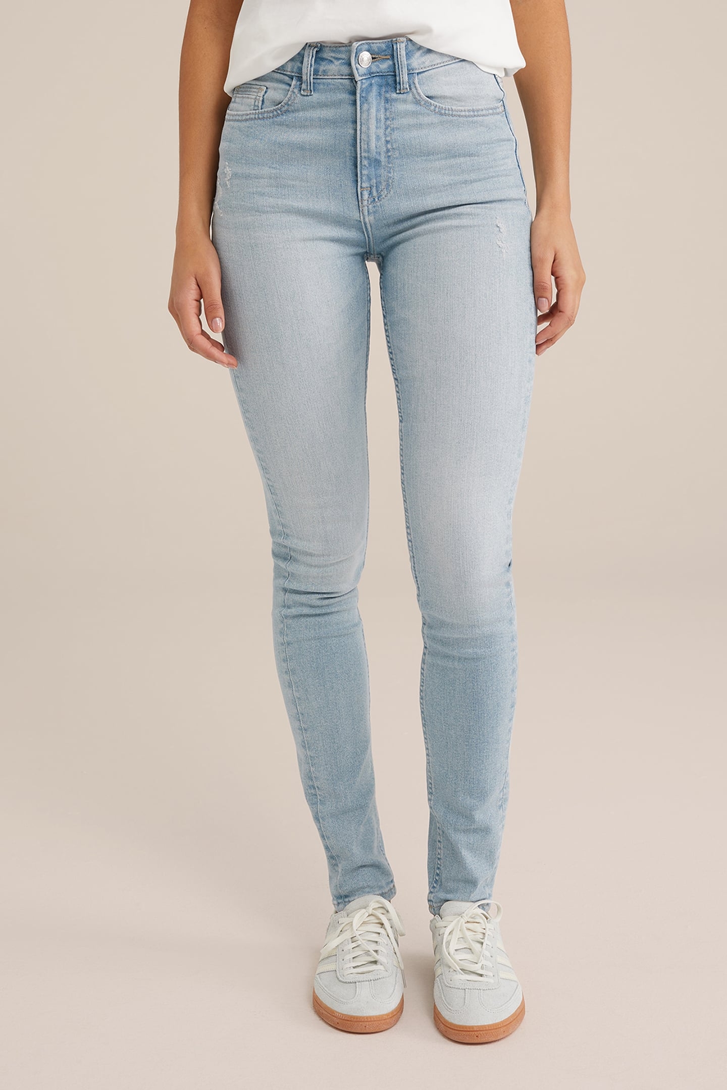 5-POCKET HIGH WAIST BRIGHT BLUE 1